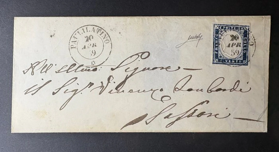 Italian Ancient States - Sardinia - Sardinia 4-letter cancellations: Lanusei