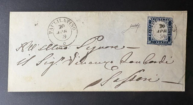 Italian Ancient States - Sardinia - Sardinia 4-letter cancellations: Lanusei