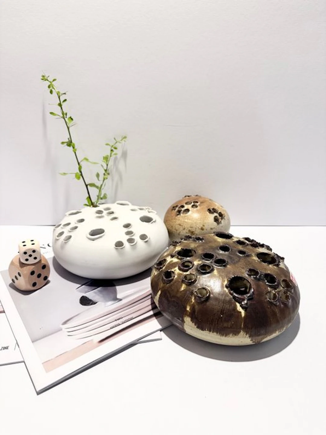 Aage Würtz - Ikebana vase (3) - Stoneware