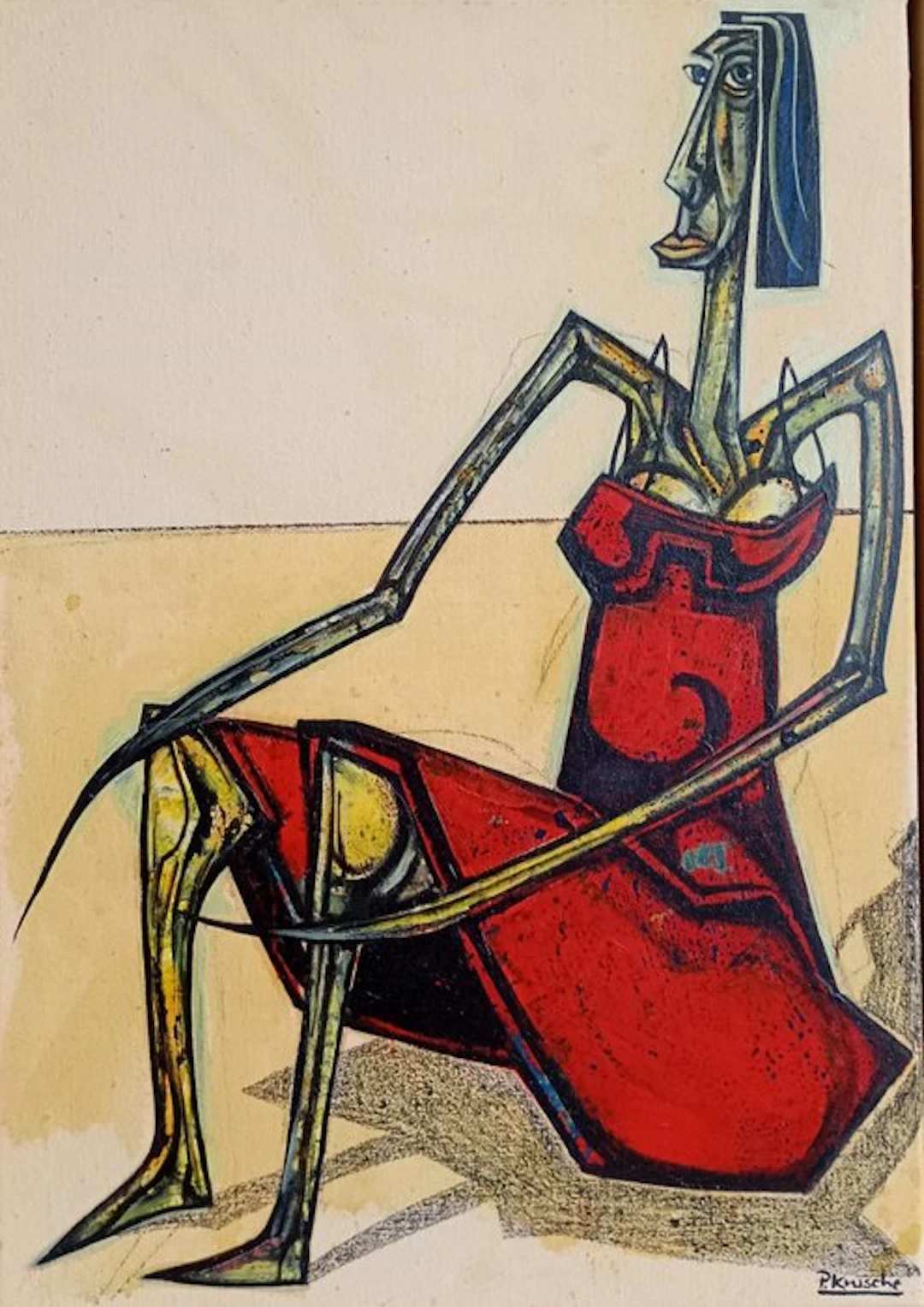 Peter Krusche - "Das rote Kleid- klein.