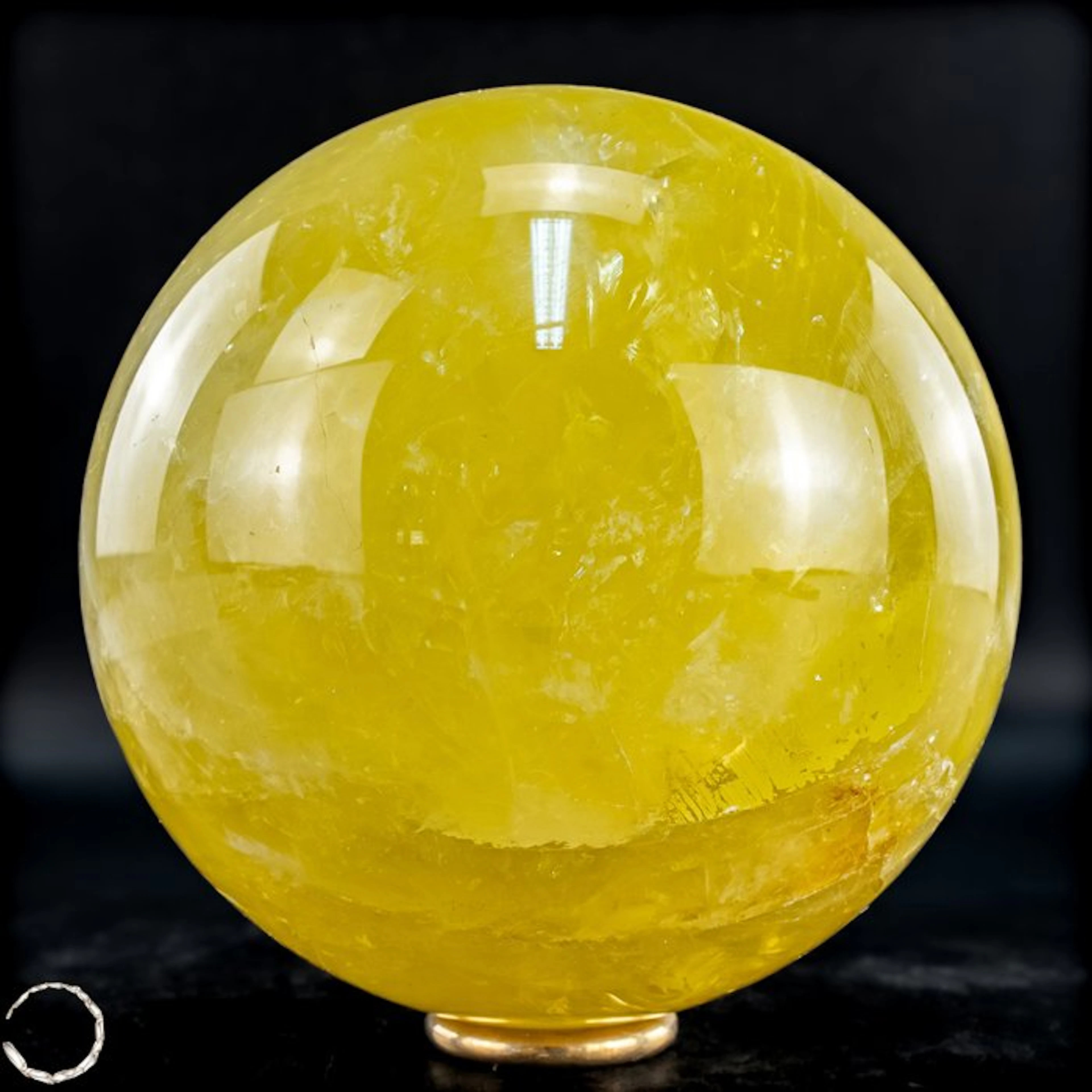 Rare, dreamlike citrine sphere of the highest quality...