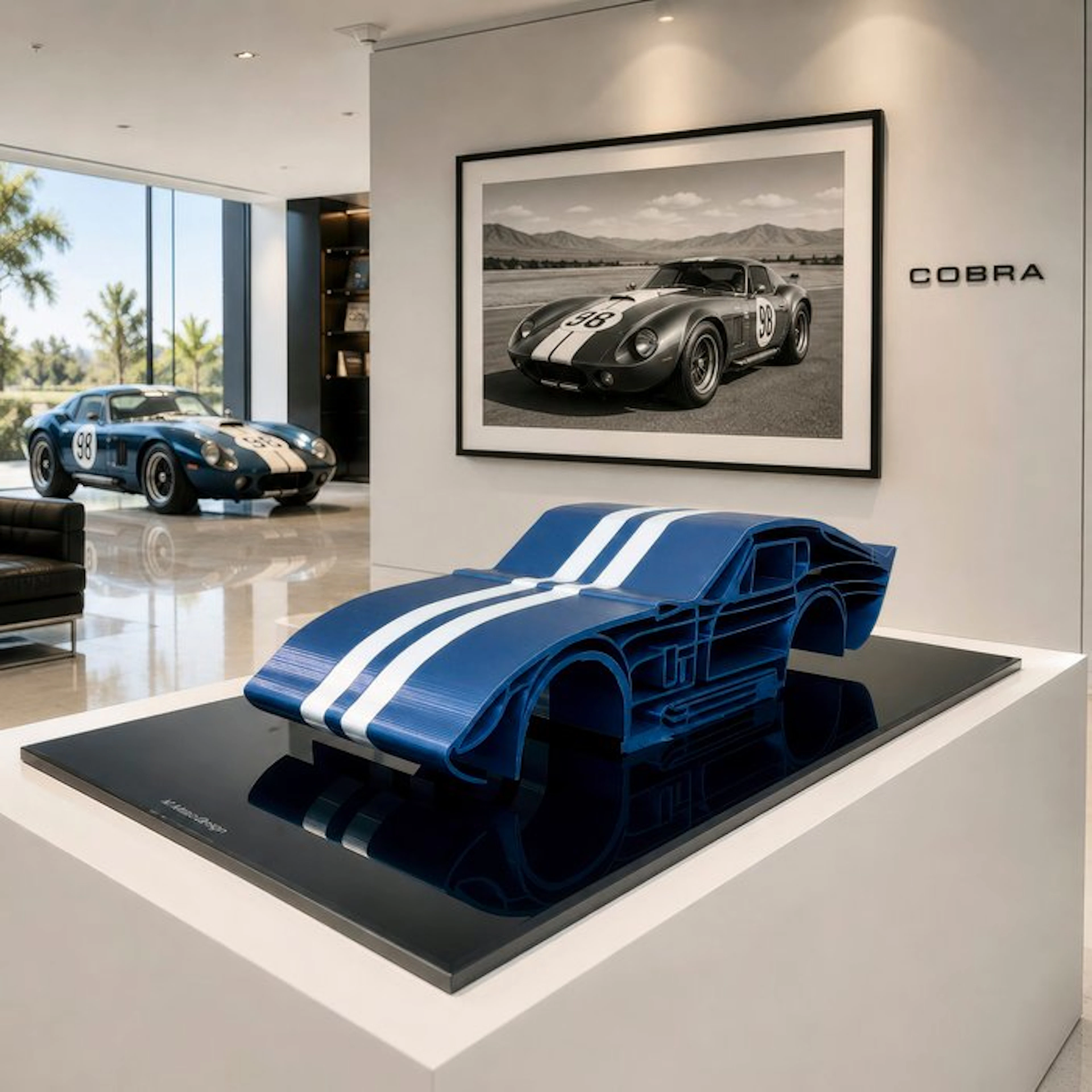 Shelby Cobra Daytona 1965 - 1/12 Scale - Sculpture XXL...