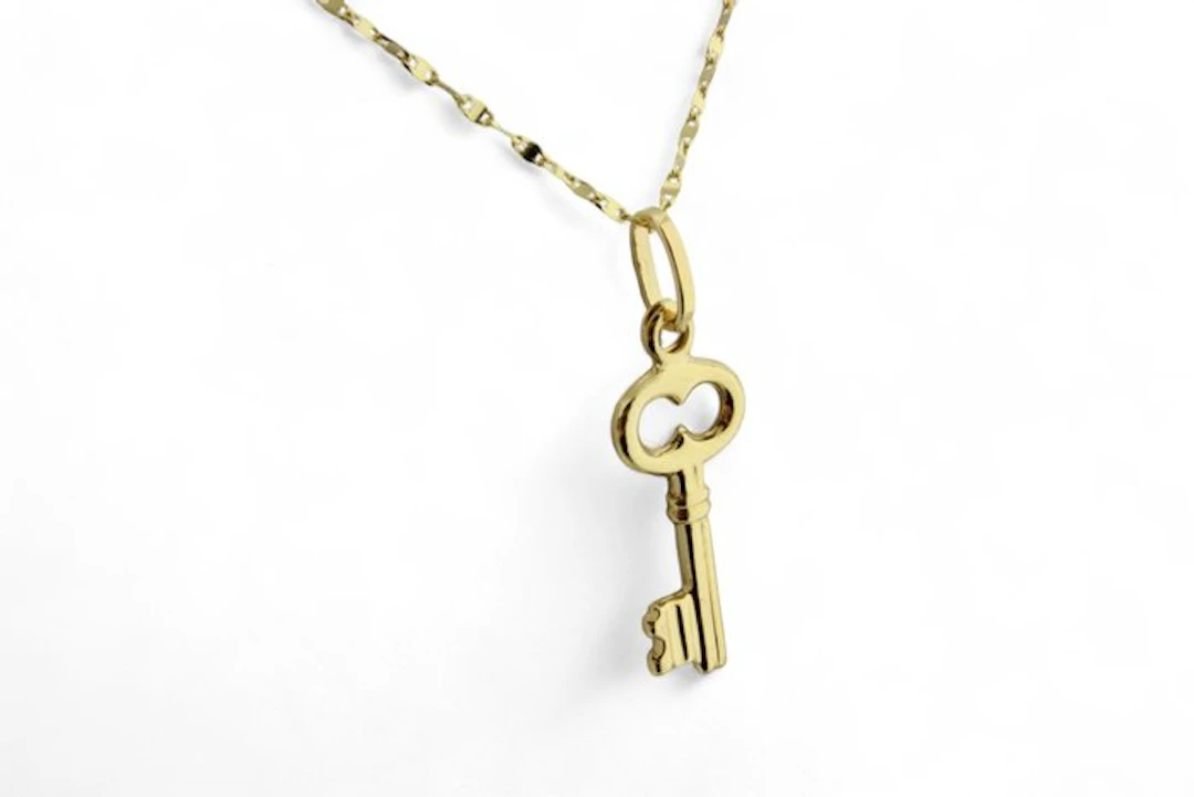 Necklace with pendant - 18 kt. Yellow gold