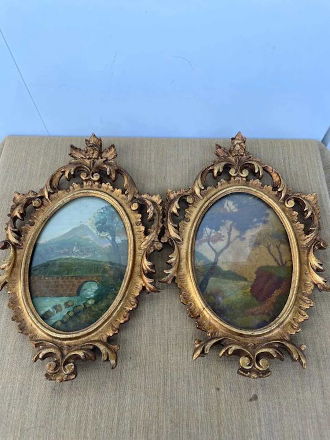 Frame (2) - Wood, glass (convex shape 凸)