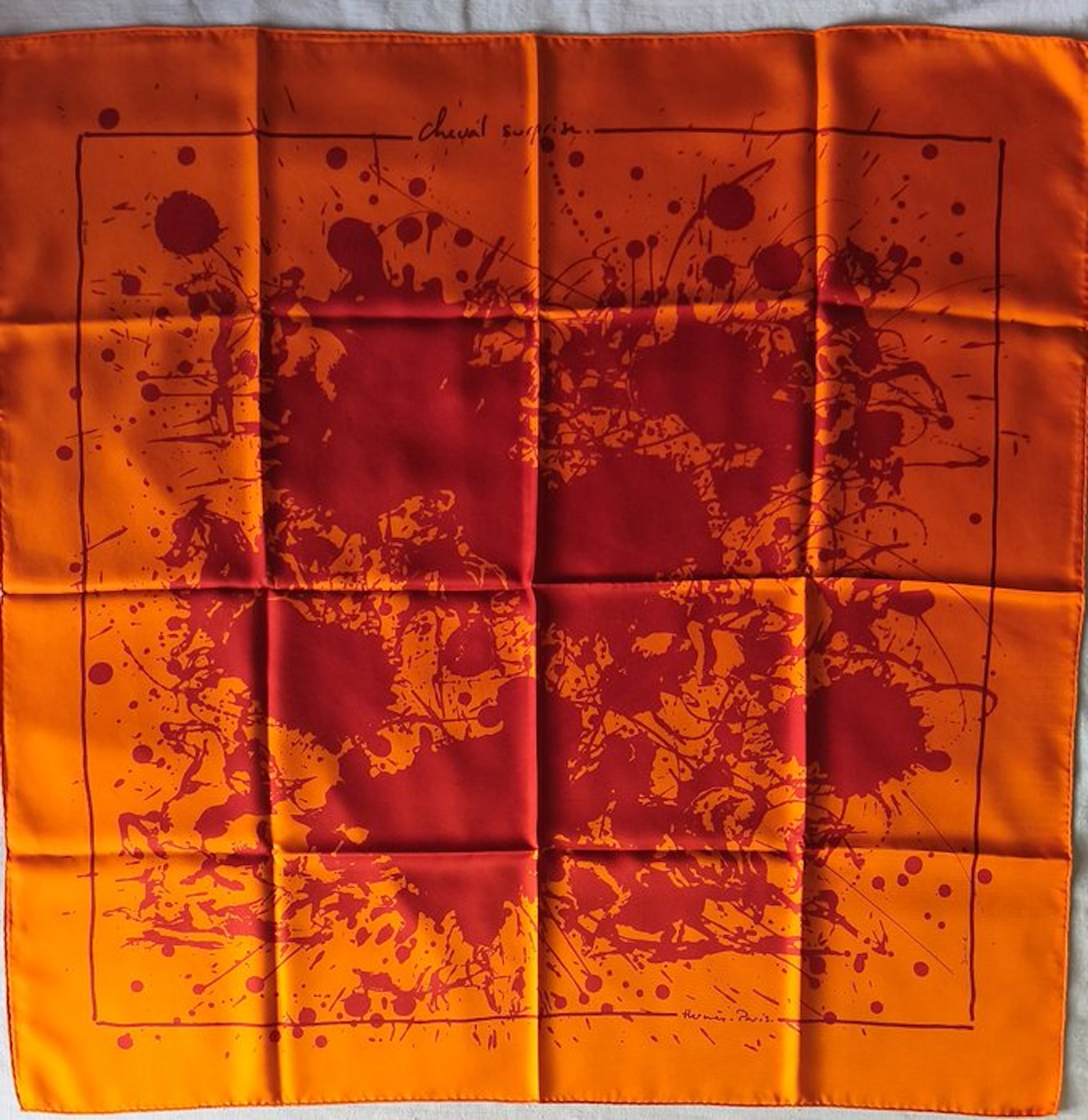 Hermès - CHEVAL SURPRISE by Dimitri Rybaltchenko. Recherché - Foulard