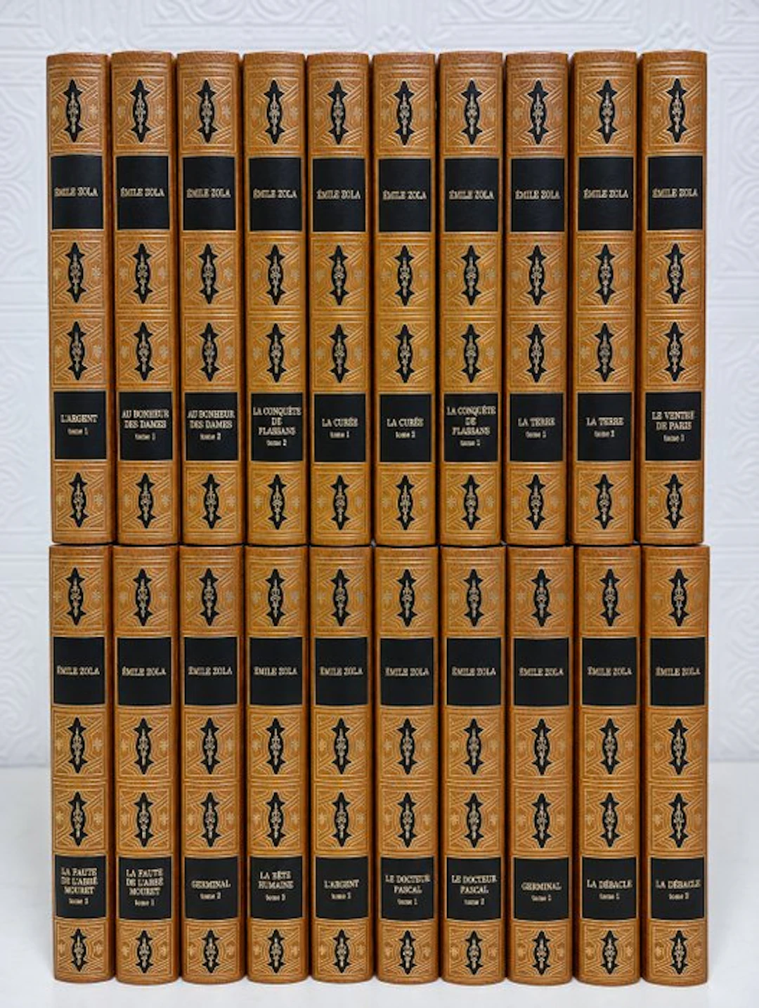Émile Zola - Exceptionnelle collection de 20 d'œuvres...