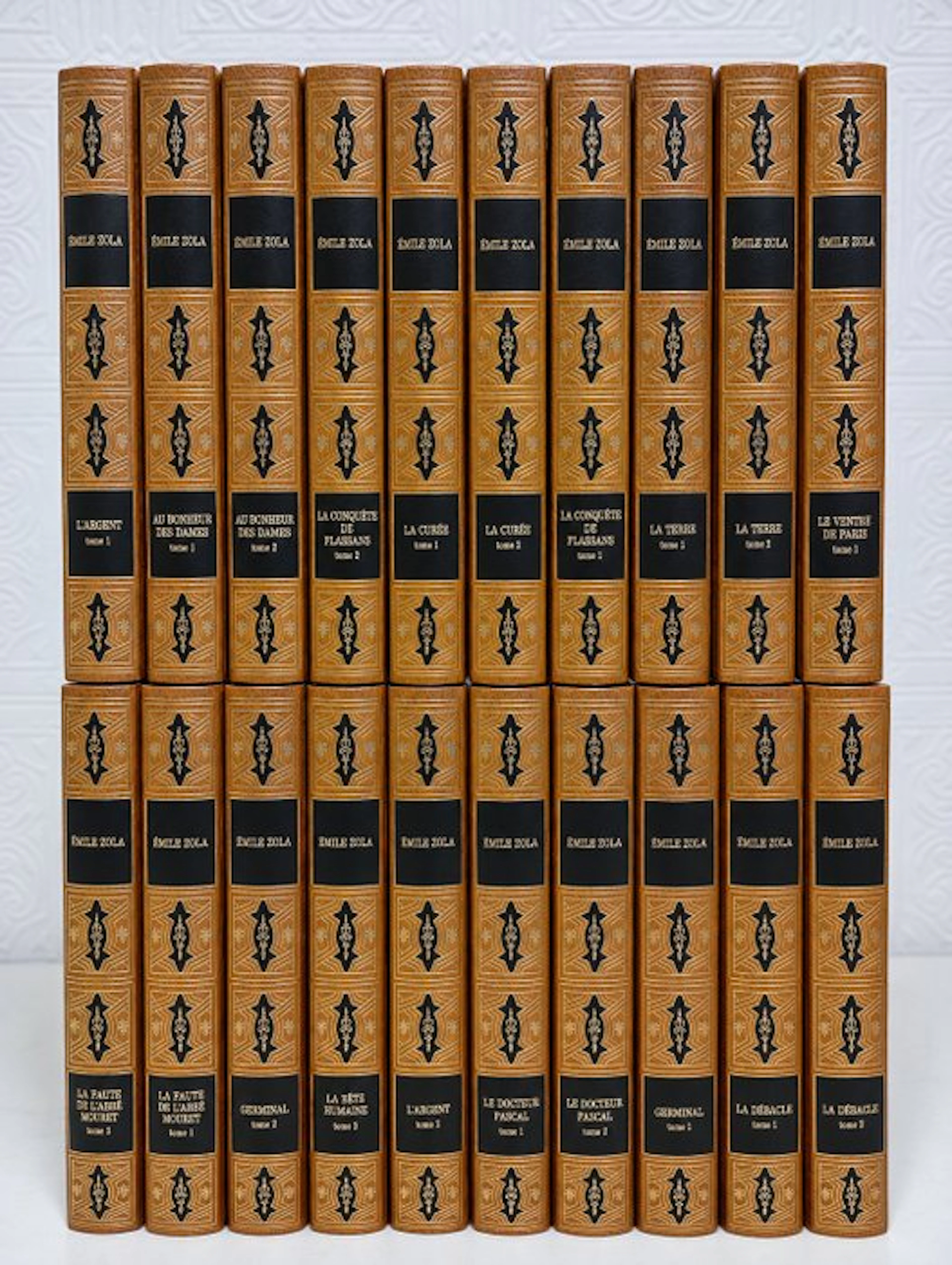 Émile Zola - Exceptionnelle collection de 20 d'œuvres...