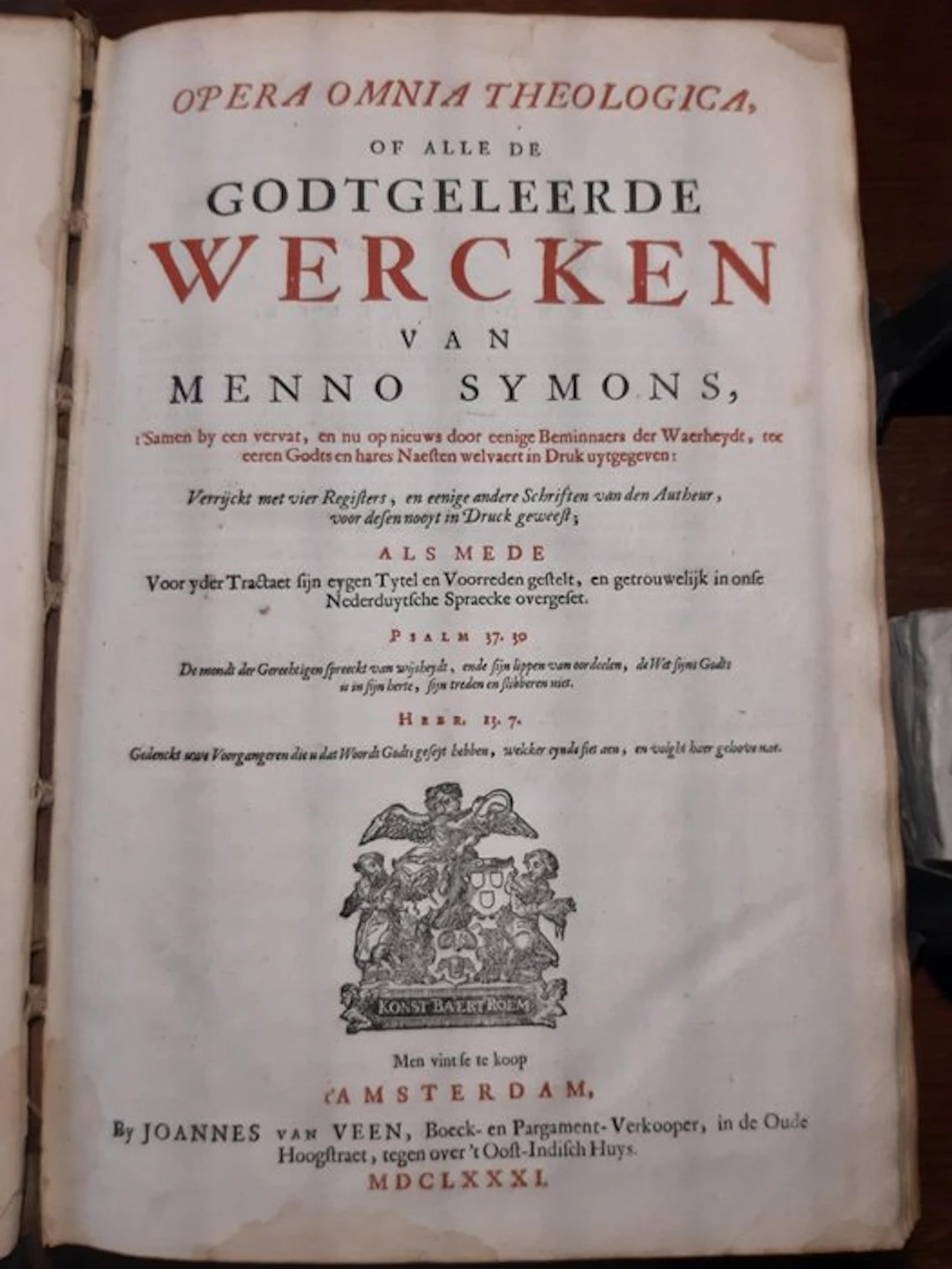 M. Symons - Opera Omnia Theologica