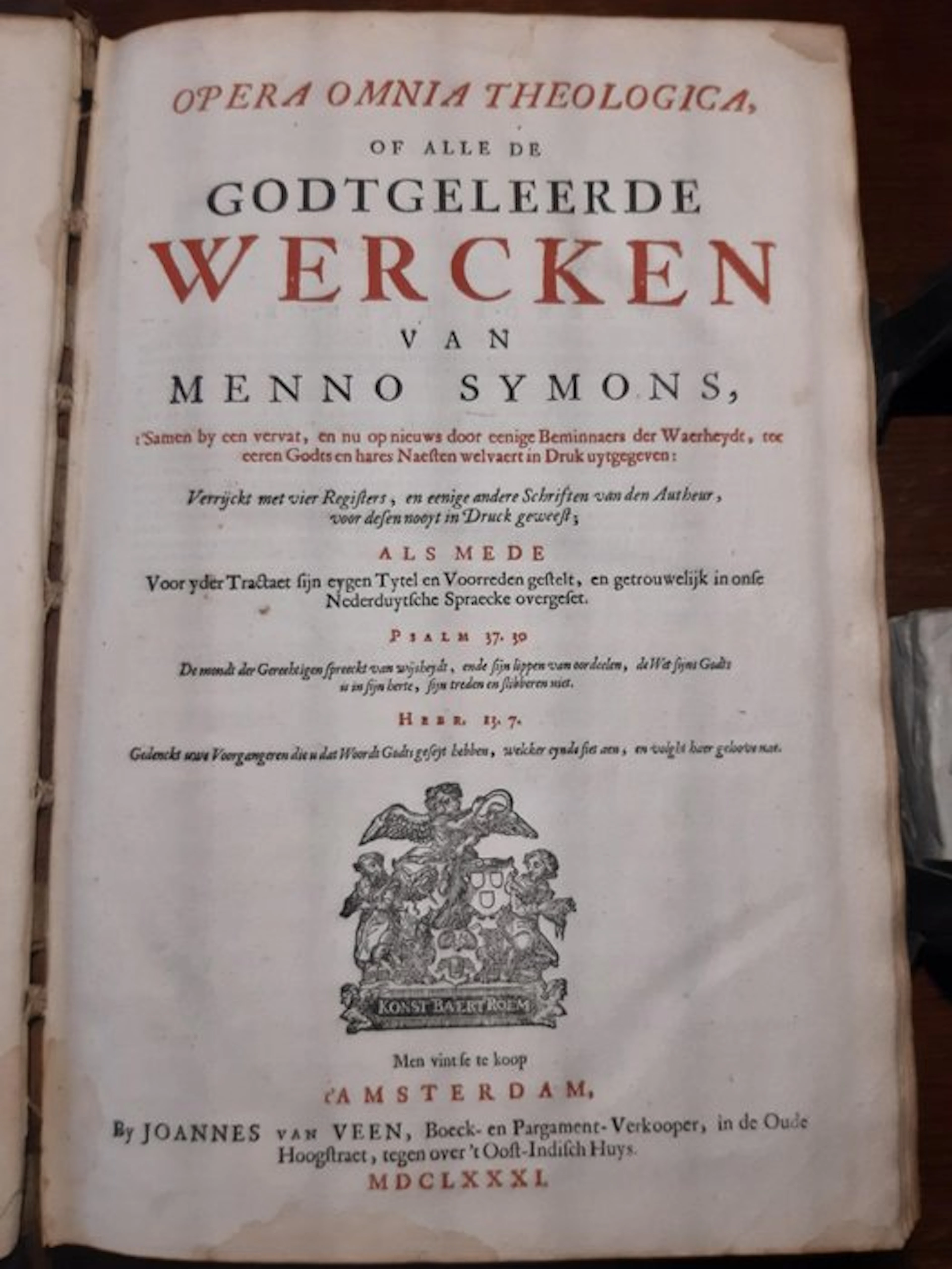 M. Symons - Opera Omnia Theologica