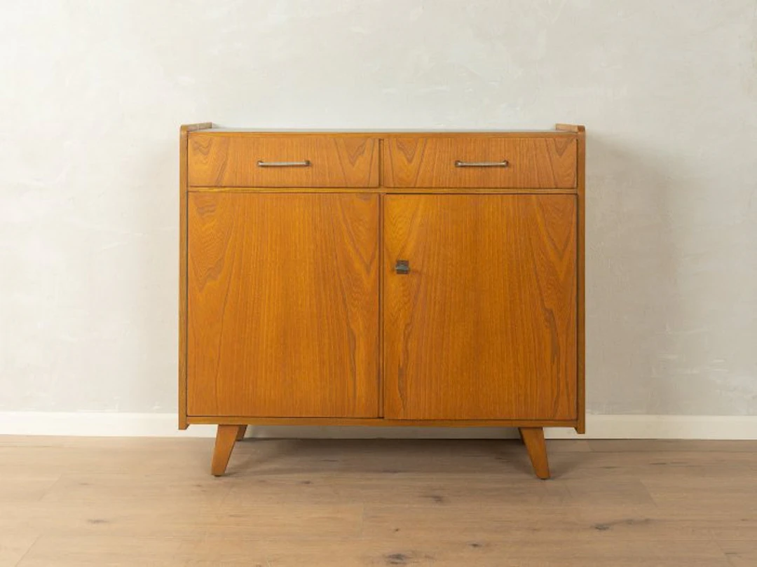Commode - Ash - 1950s Chest of Drawers