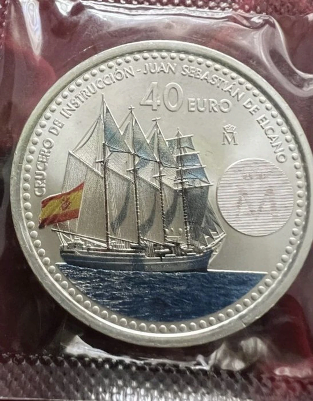 Spain. 40 Euro 2025 "Elcano" (No reserve price)