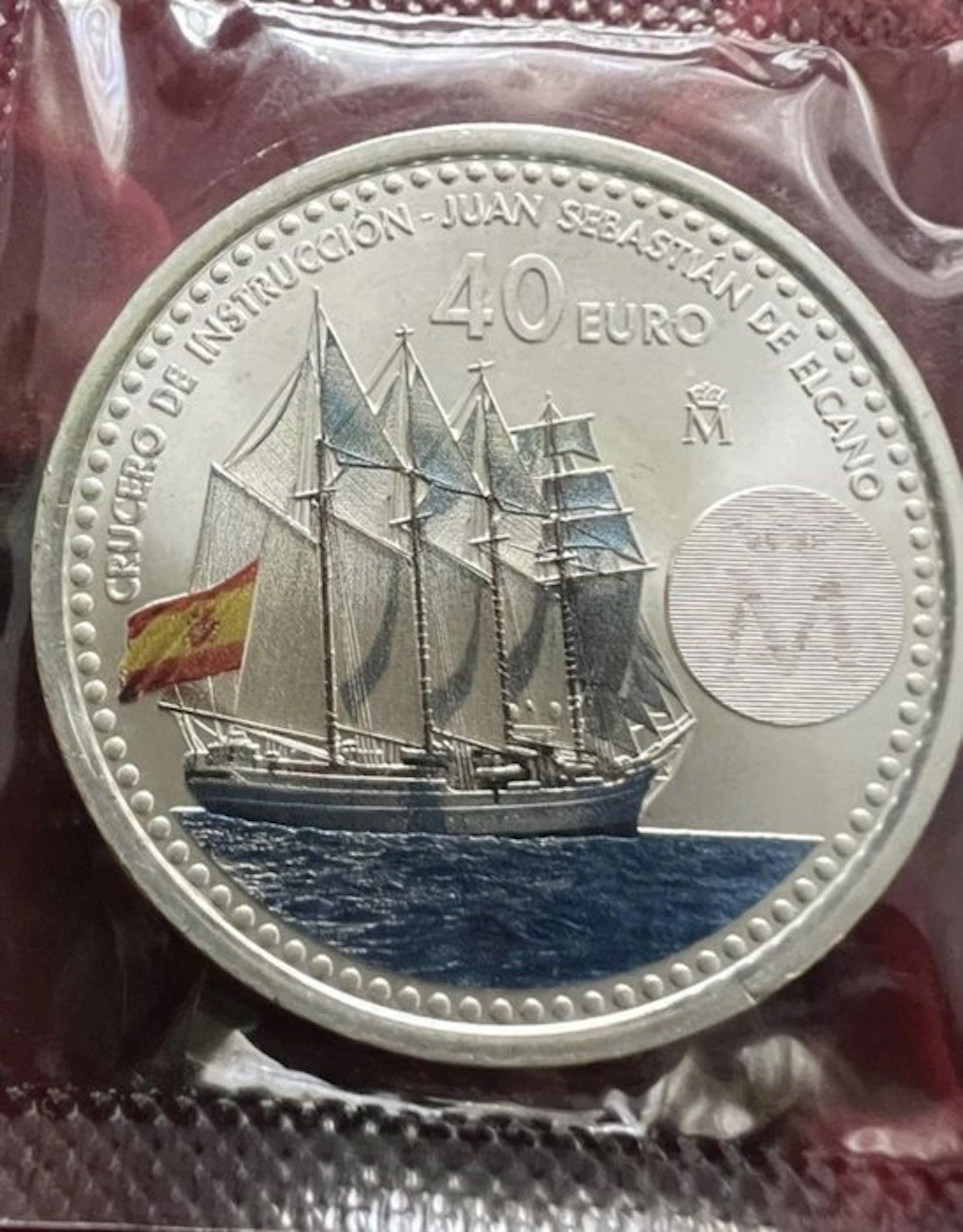 Spain. 40 Euro 2025 "Elcano" (No reserve price)