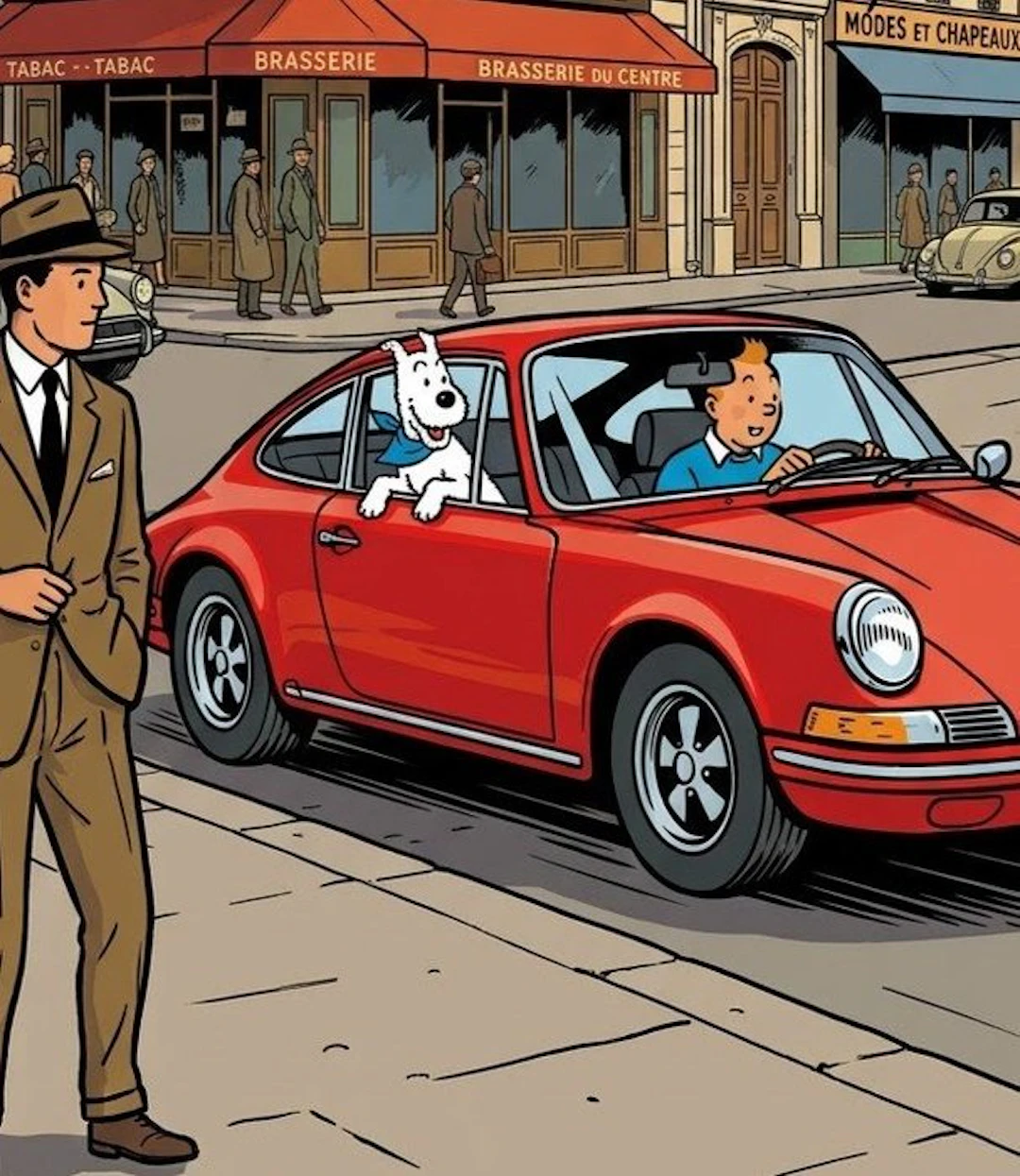 CREATIVE_HUB - Porsche e Milou in Paris drive