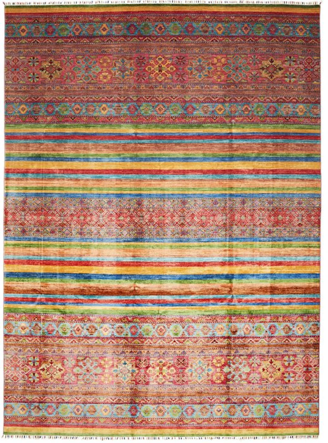 Designer Modern Rug - Samarkand - Rug - 368 cm - 269 cm - New-unused - Handmade