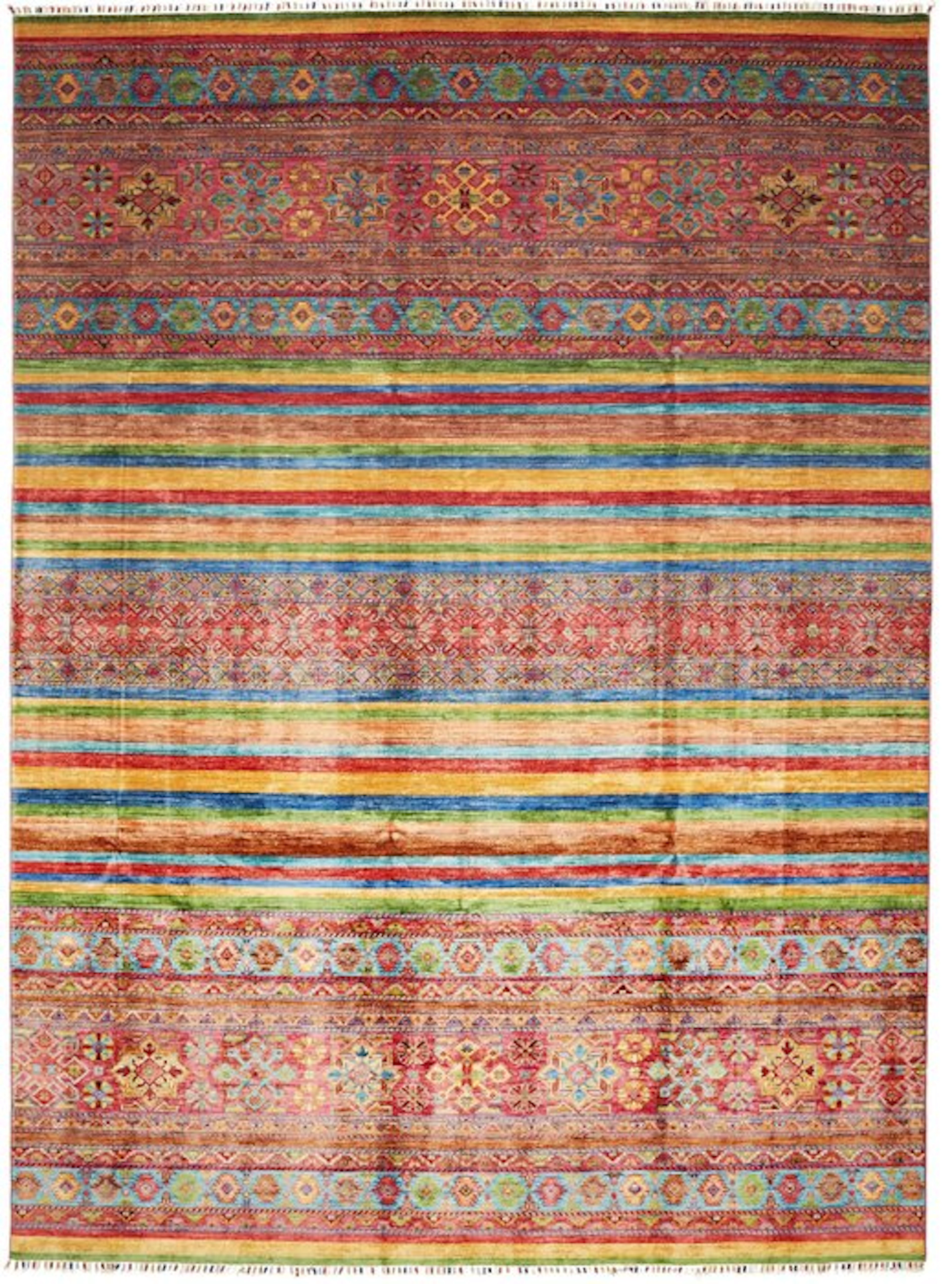 Designer Modern Rug - Samarkand - Rug - 368 cm - 269 cm - New-unused - Handmade