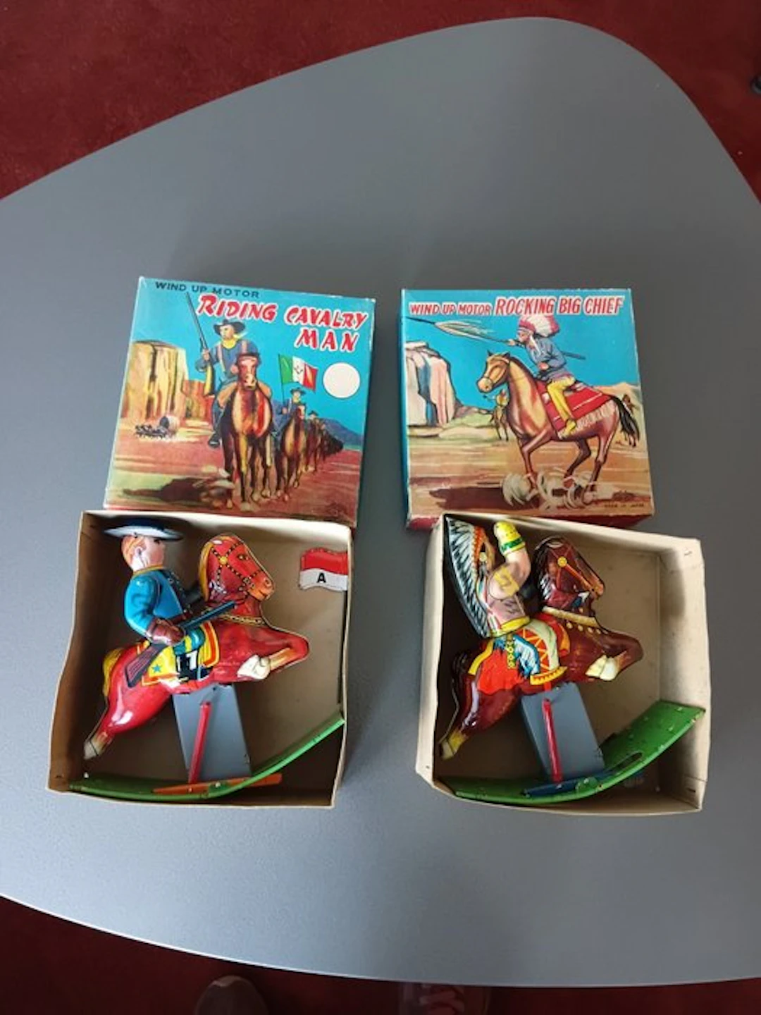 Yone - Riding Cavalry Man; Rocking Big Chief - Wind-up...