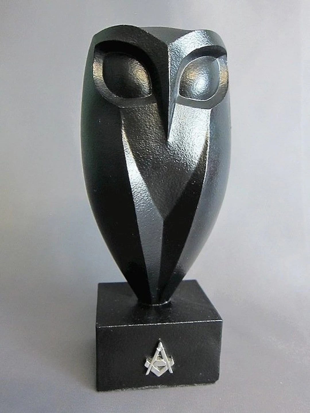 Figure - Gufo Nero Massonico - Resin
