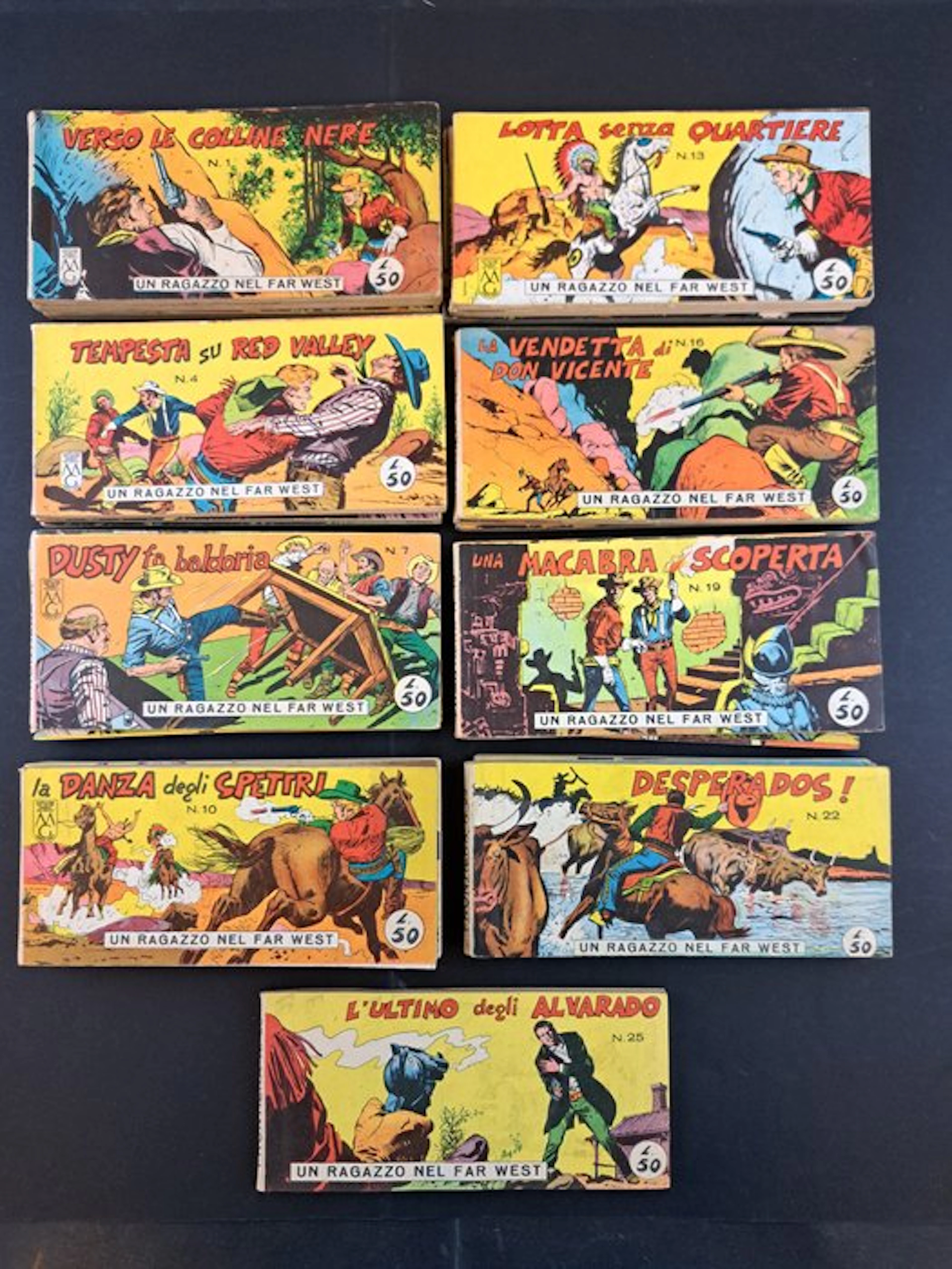 Un Ragazzo nel Far West Sesta Serie Completa - 25 Comic