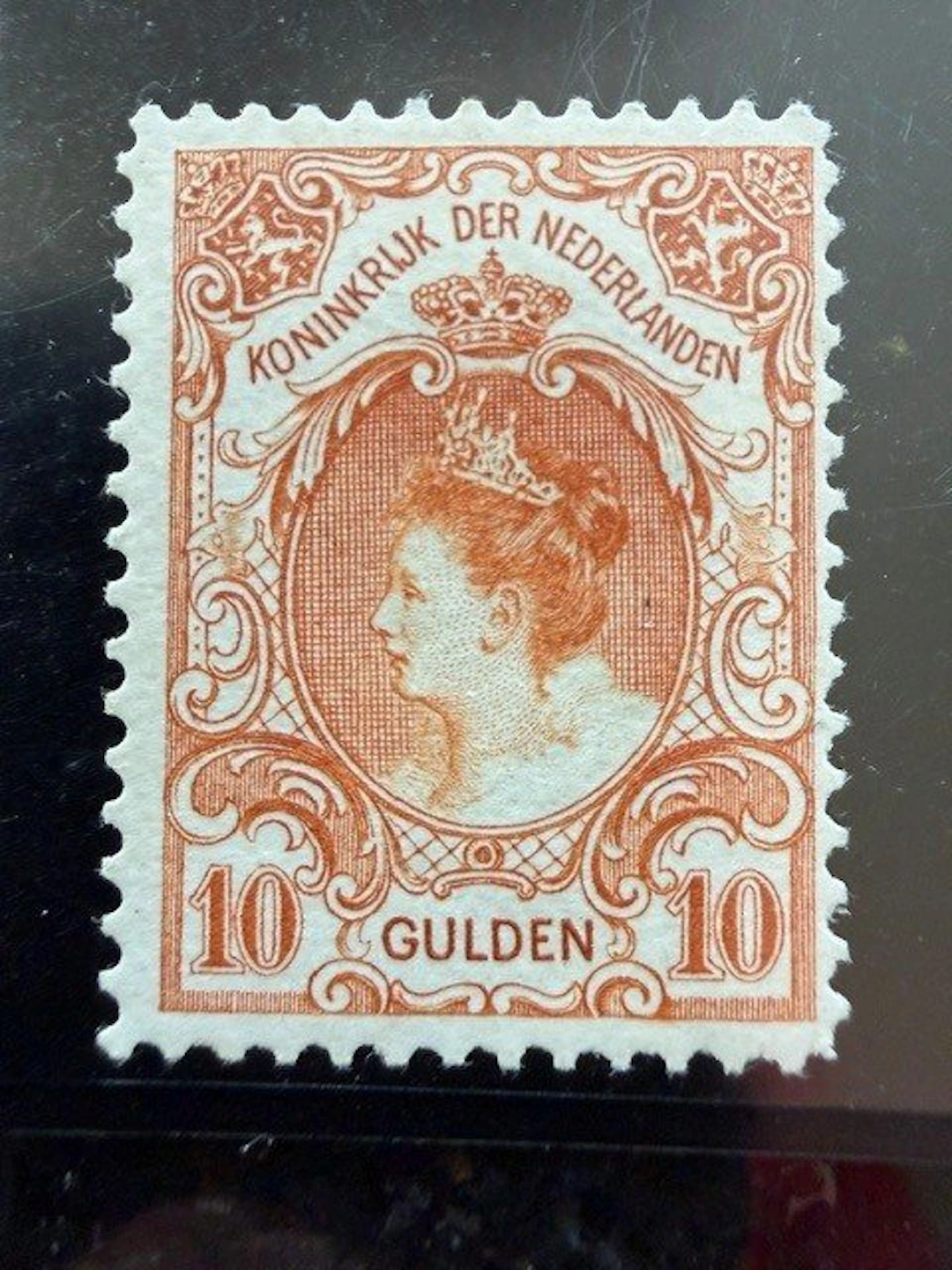 Netherlands 1899 - Queen Wilhelmina, 10 guilders - NVPH 80
