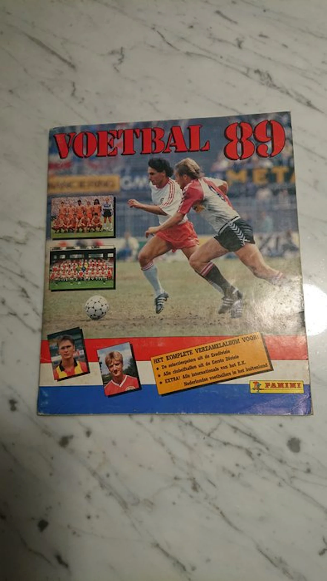 Panini Voetbal, 89 Winter - Gerets - Metgod - 1 Complete album - Good (GD)