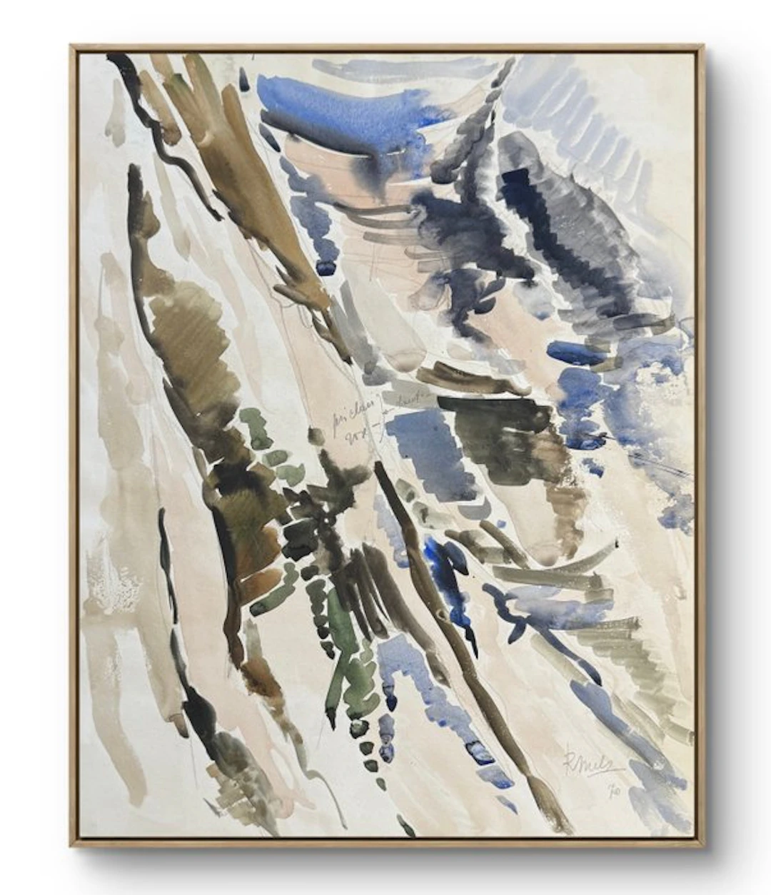 René Mels (1909-1977) - Composition abstraite de 1970