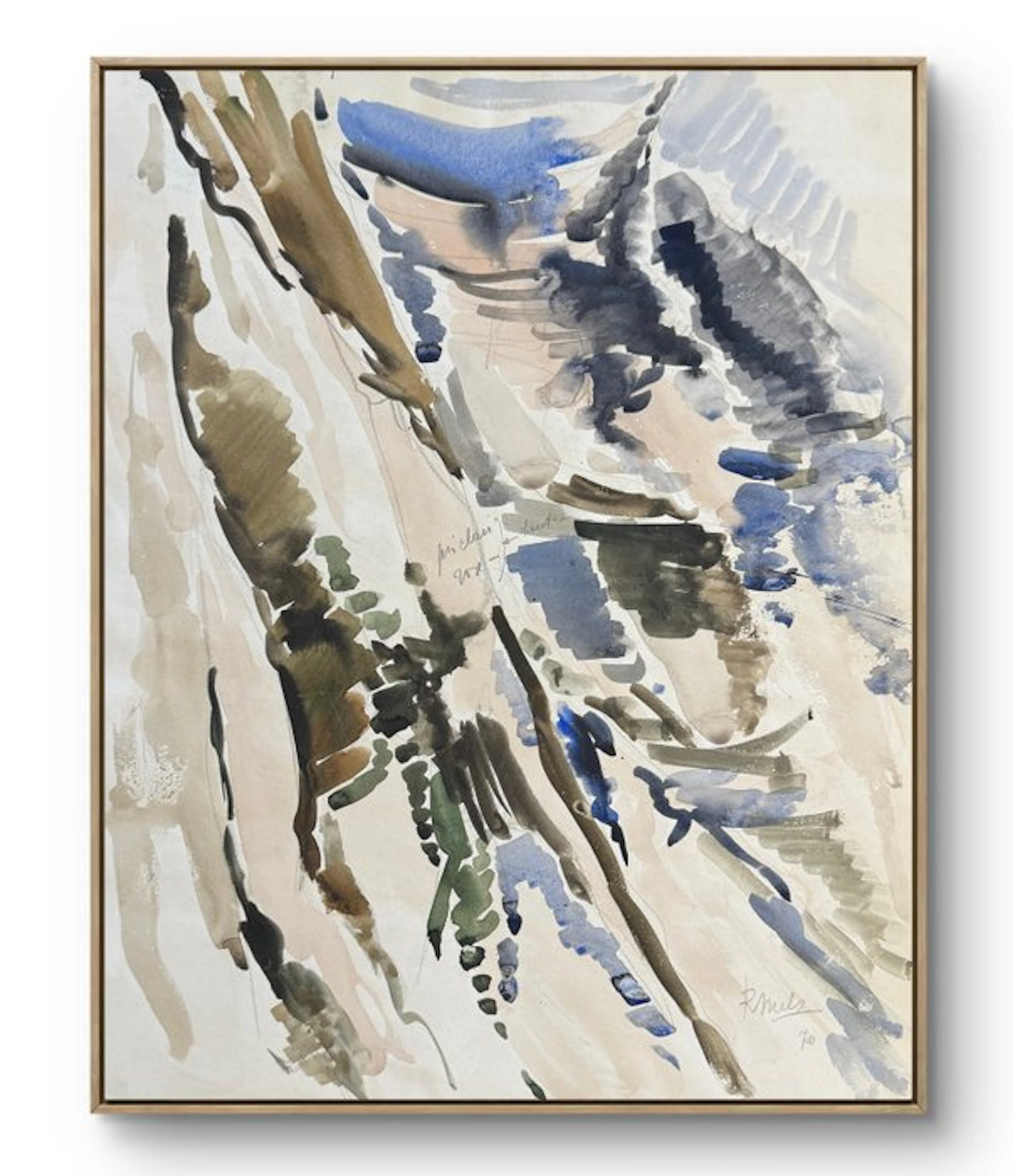 René Mels (1909-1977) - Composition abstraite de 1970