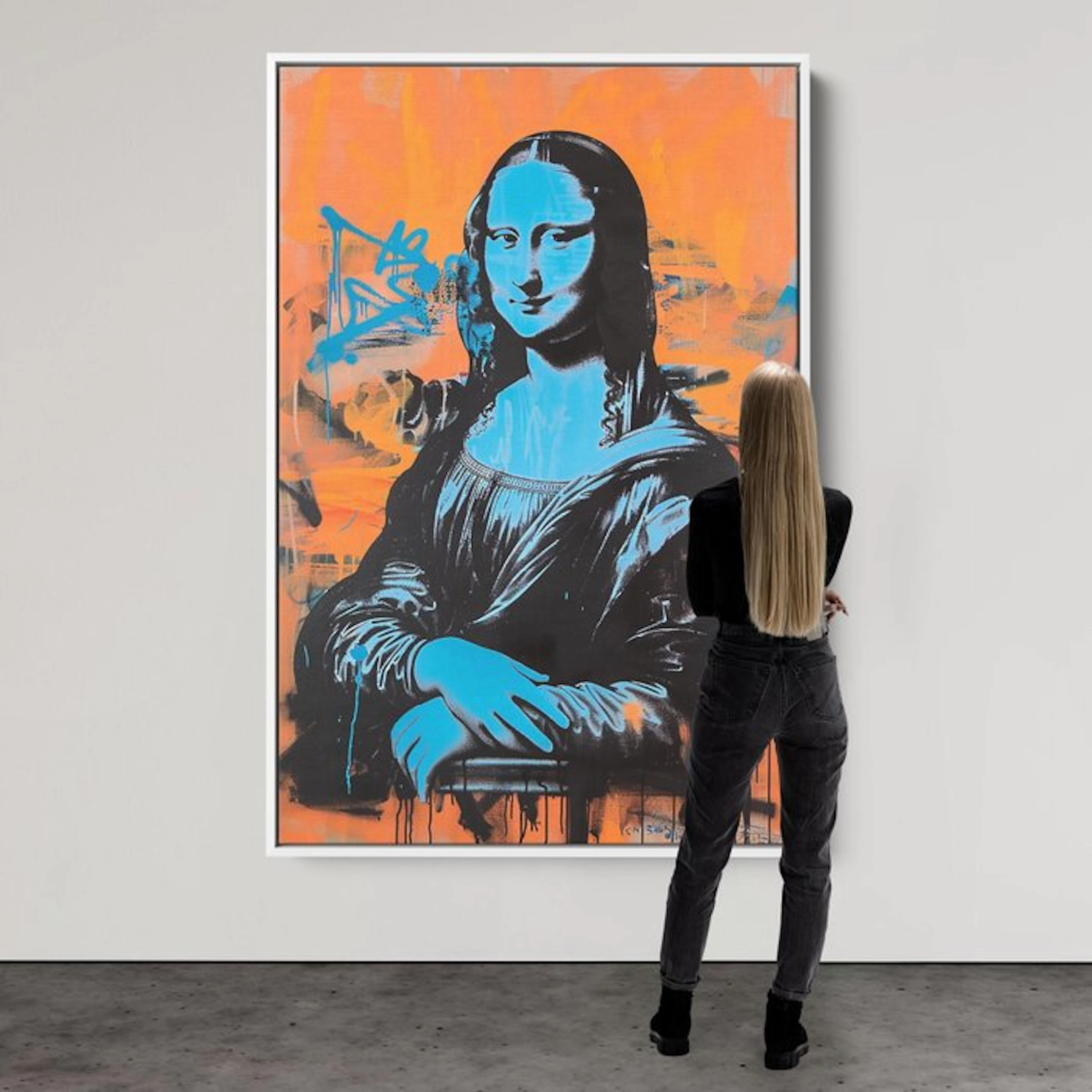 Dine Chanima (XX-XXI) - Mona Lisa in Neon Glow