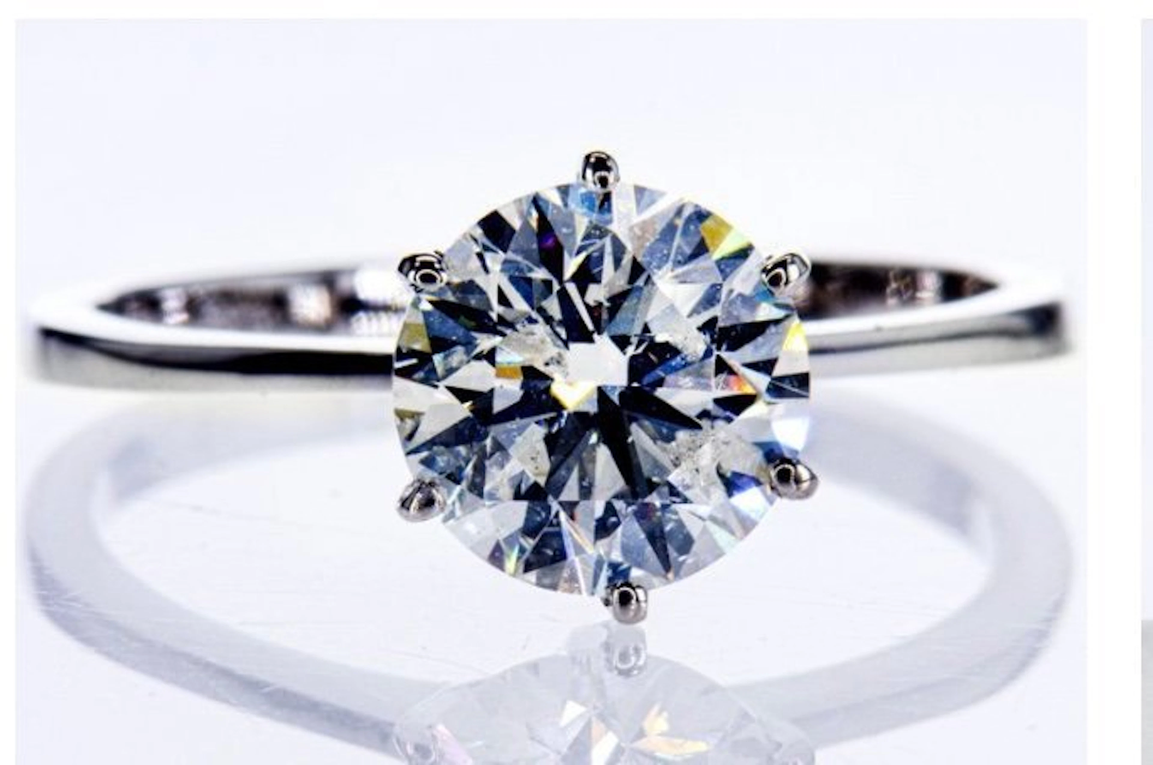 No reserve price - Engagement ring - 14 kt