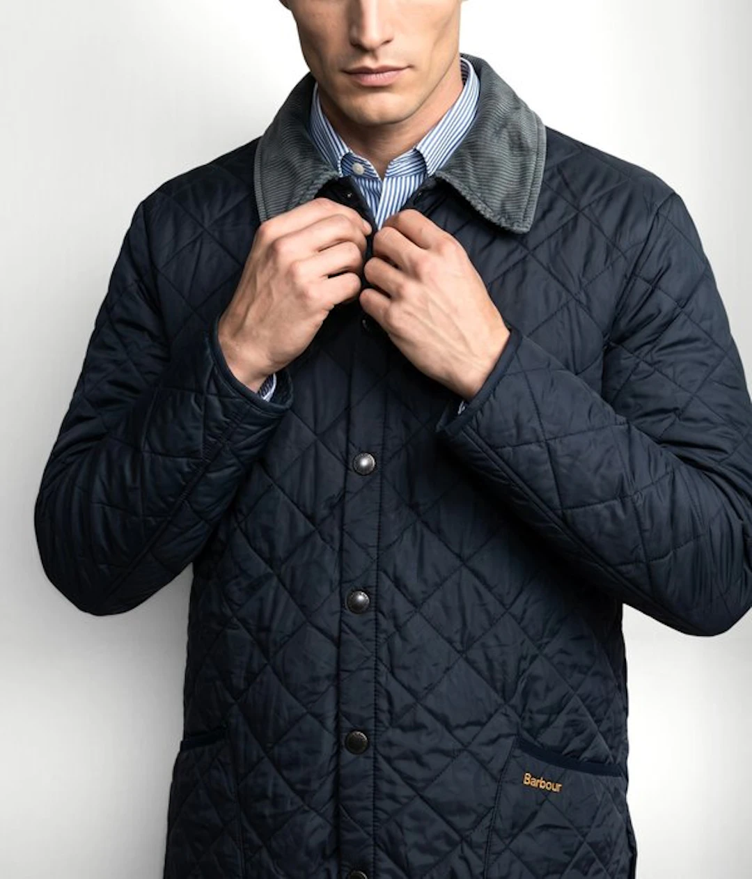 BARBOUR International England Exclusive iconic Down Coat Premium Jacket - Tg