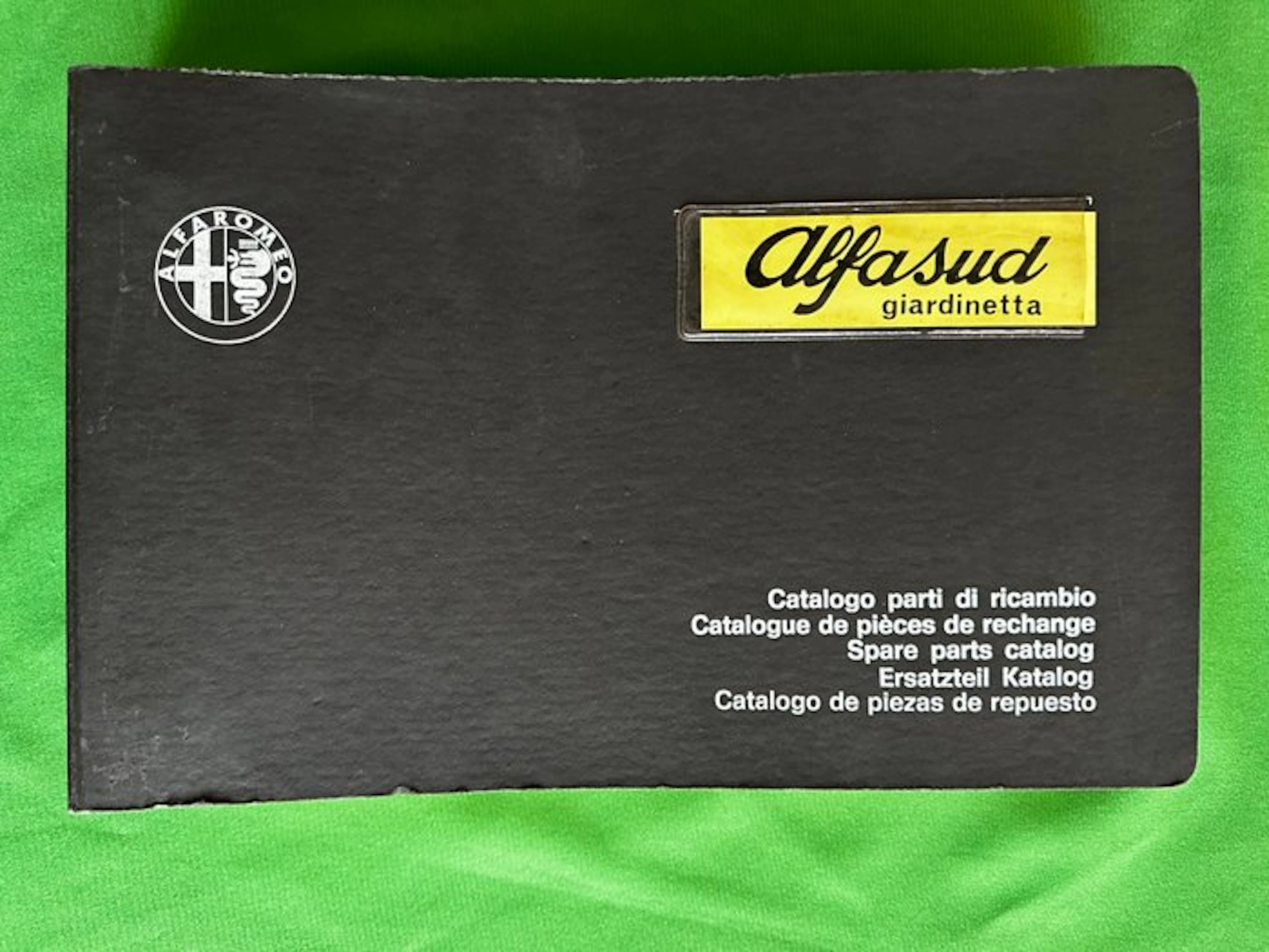 Manual - Alfa Romeo - Alfasud Giardinetta Spare Parts Catalog - 1975