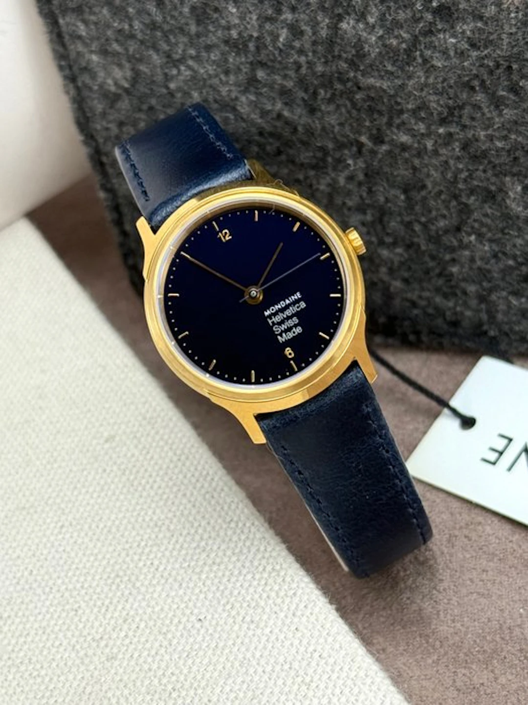 Mondaine - Helvetica No1 Navy Blue - No reserve price...