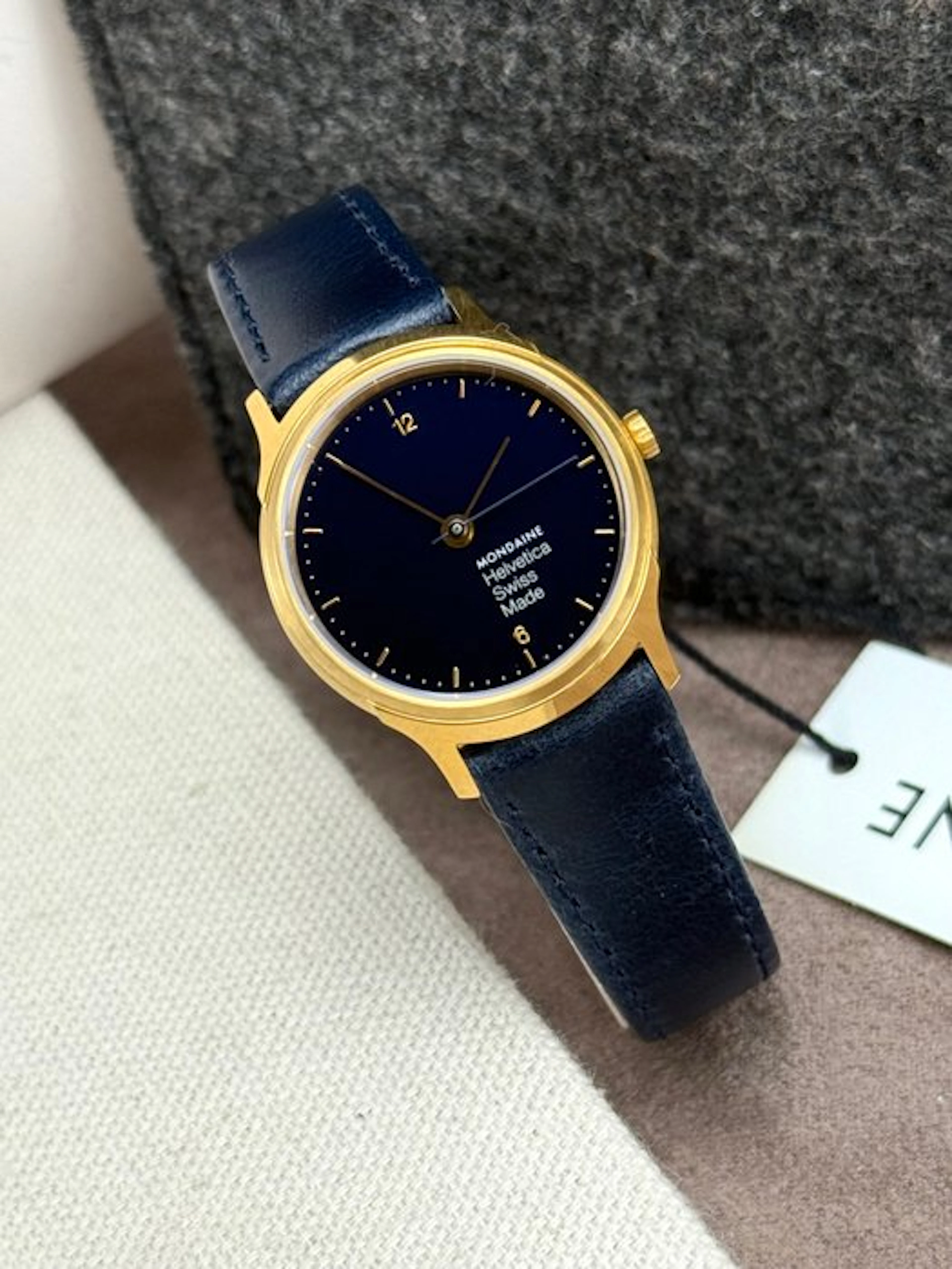 Mondaine - Helvetica No1 Navy Blue - No reserve price...