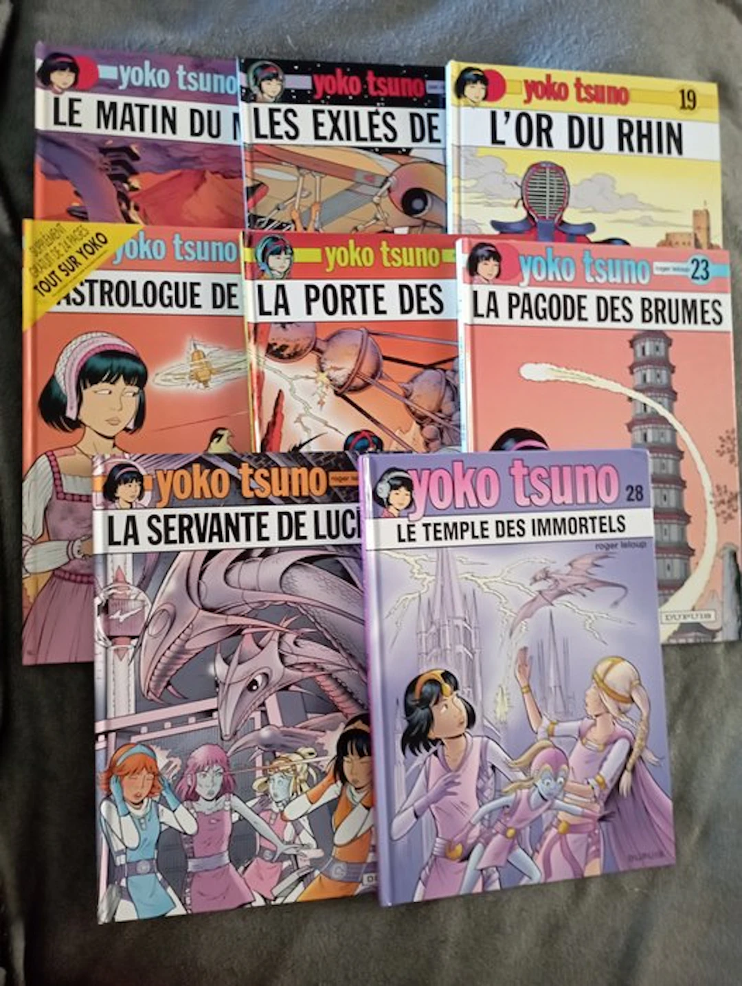 Yoko Tsuno - 8x C - 8 Album - First edition - 1988/2017
