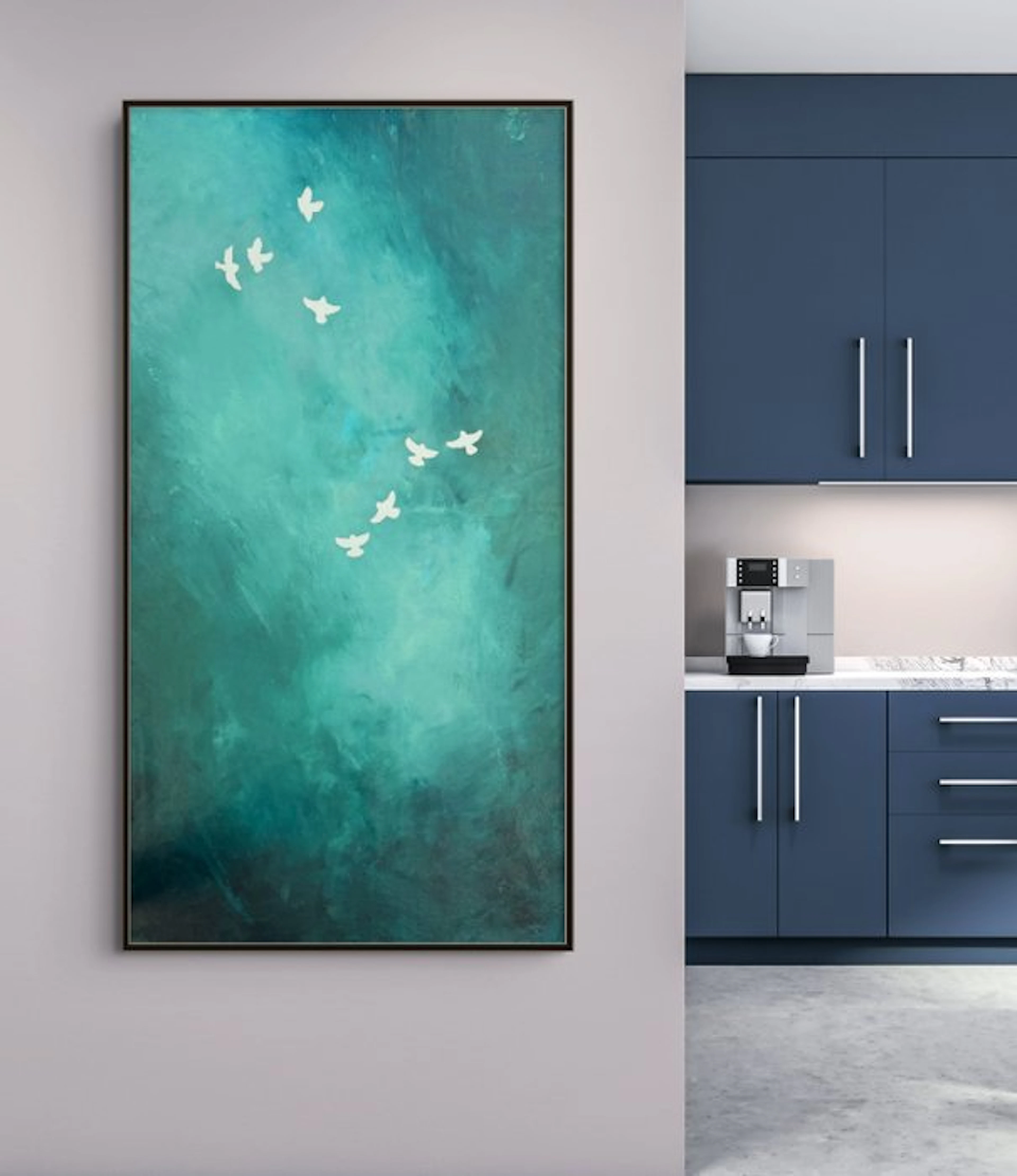 Irina Morisch - the long awaited flight- xxl original artwork-