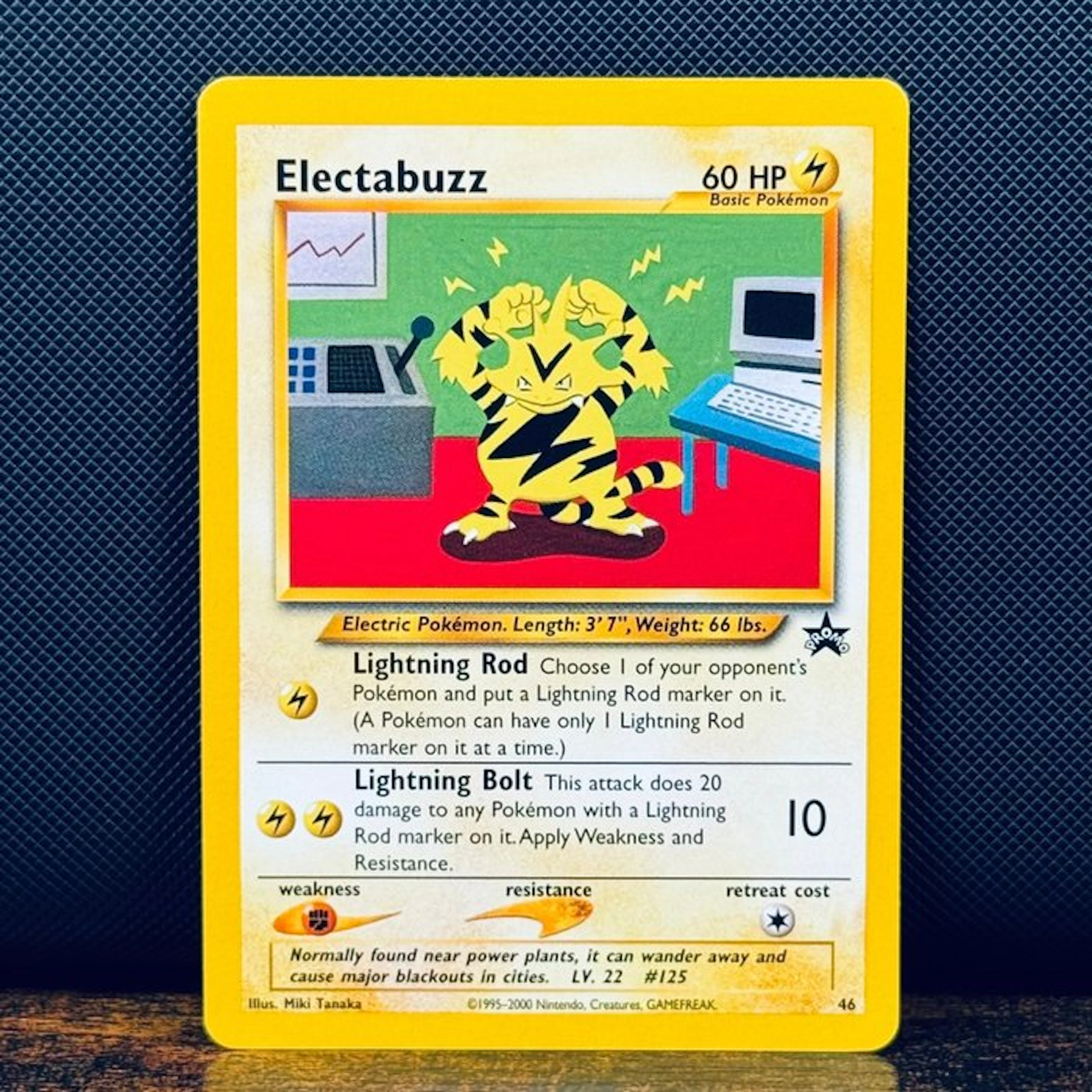 Pokémon Card - Electabuzz Black Star Promo 46 - Pokémon