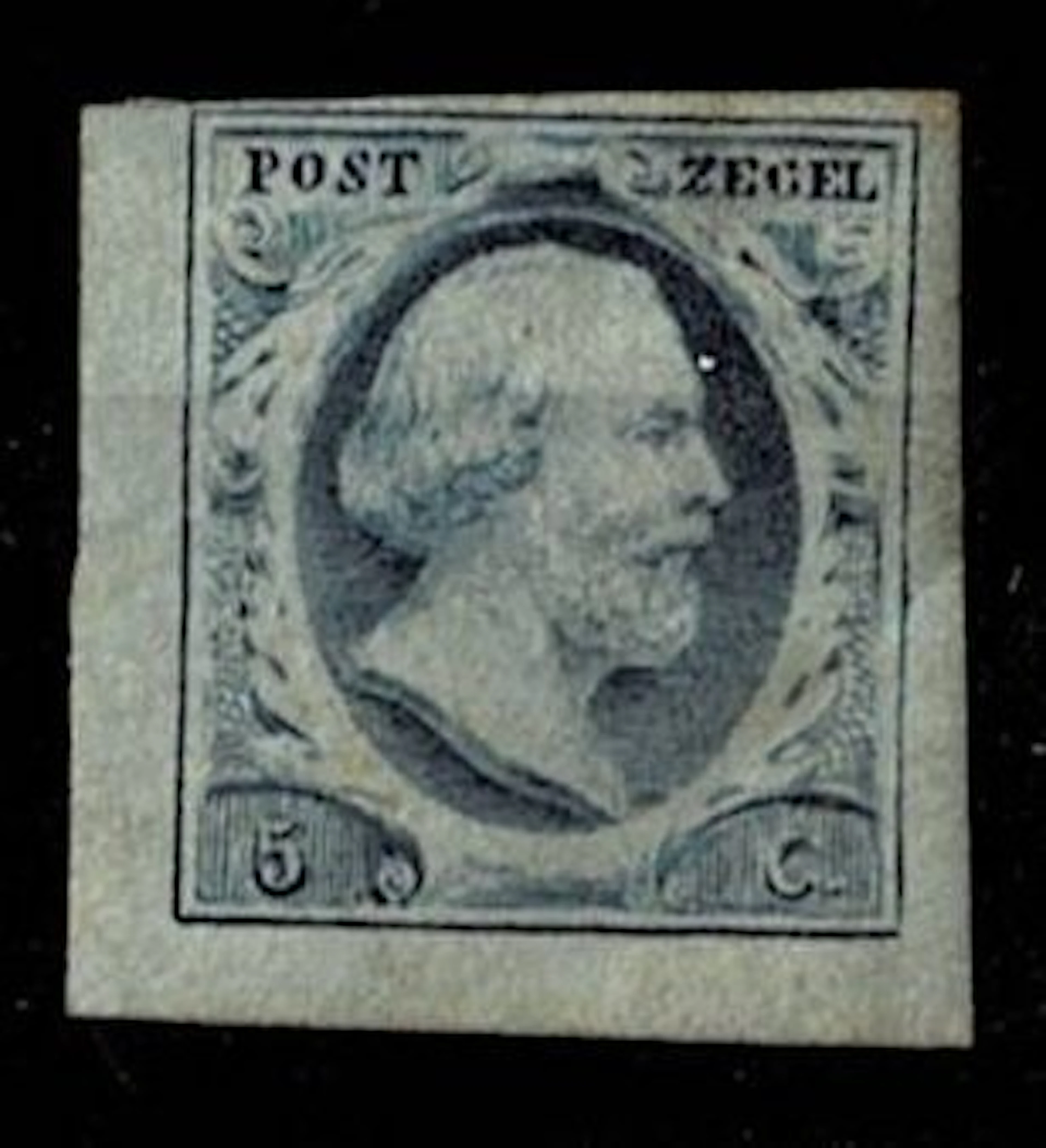 Netherlands 1852 - King William III - NVPH 2024 no 1b
