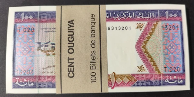 Mauritania. - 100 x 100 Ouguiya 2002 - Pick 4k (No reserve price)