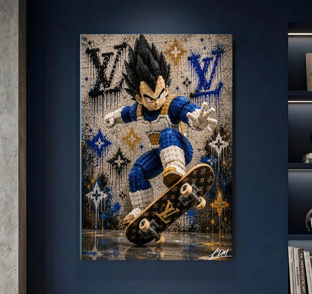 LEGO Merchandise - Art - “Vegeta – Saiyan Street Luxury”...