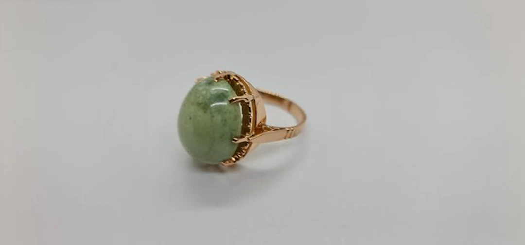 Ring - 19.2 kt. Yellow gold Turquoise - Turquoise