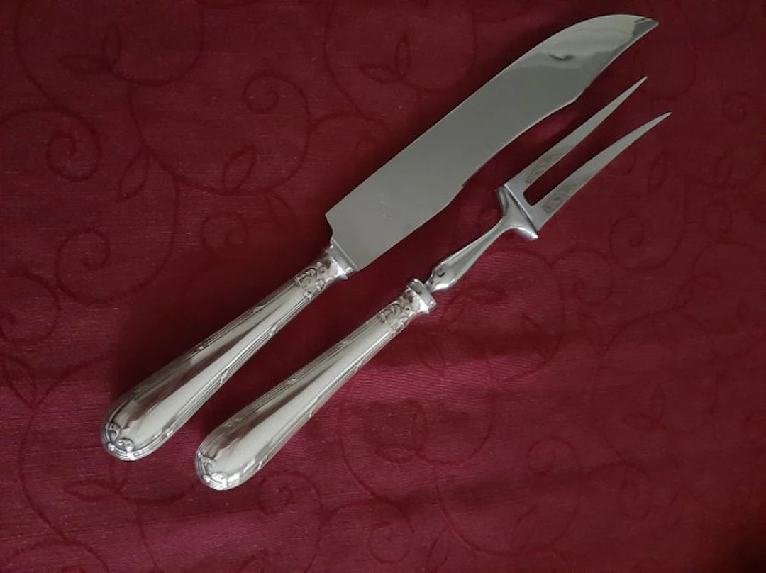 Broggi - Cutlery set (2) - Ribbons - Silverplated