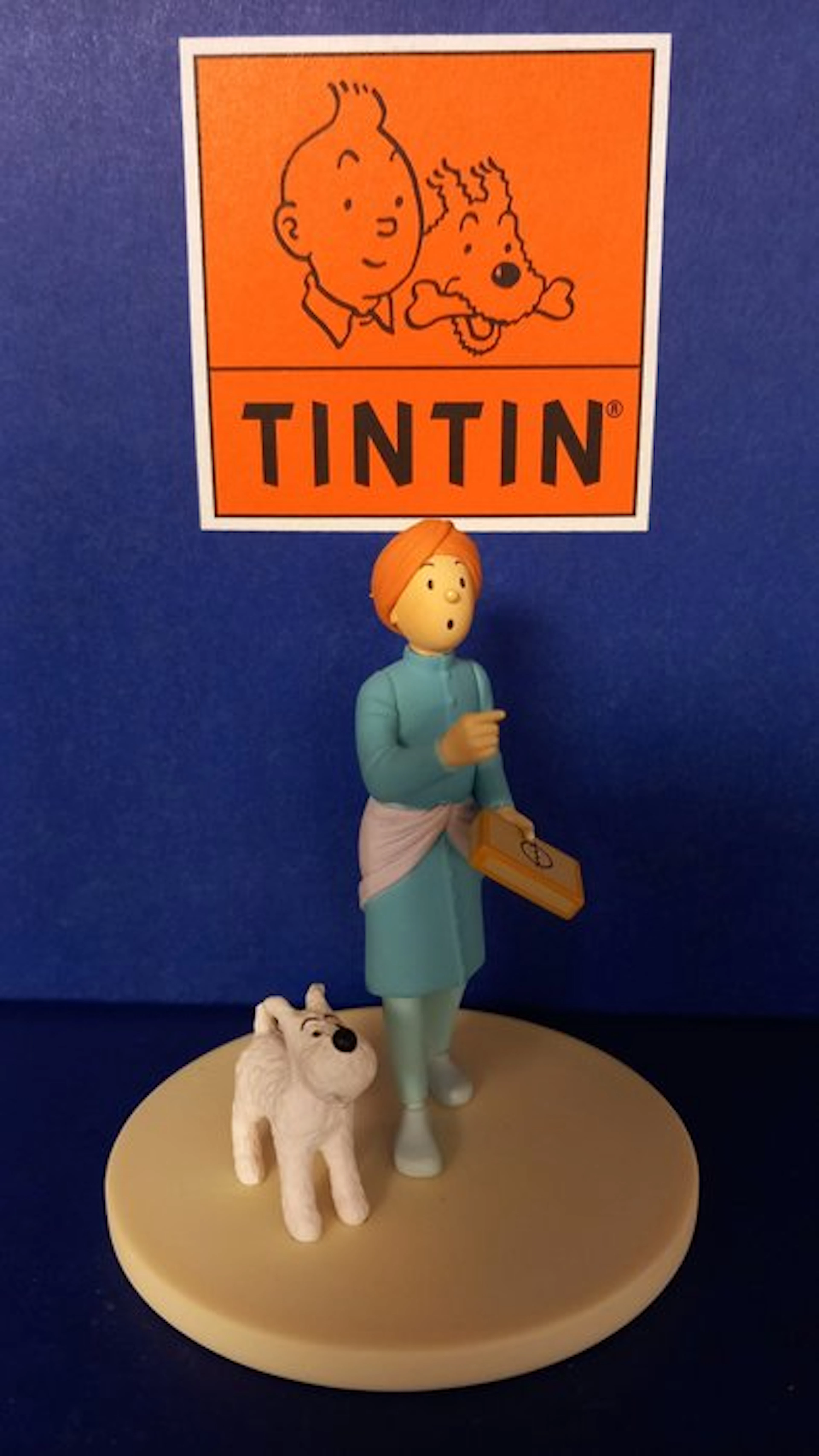 Figurine - Tintin - Diorama - Tintin - Les cigares du pharaon - Resin