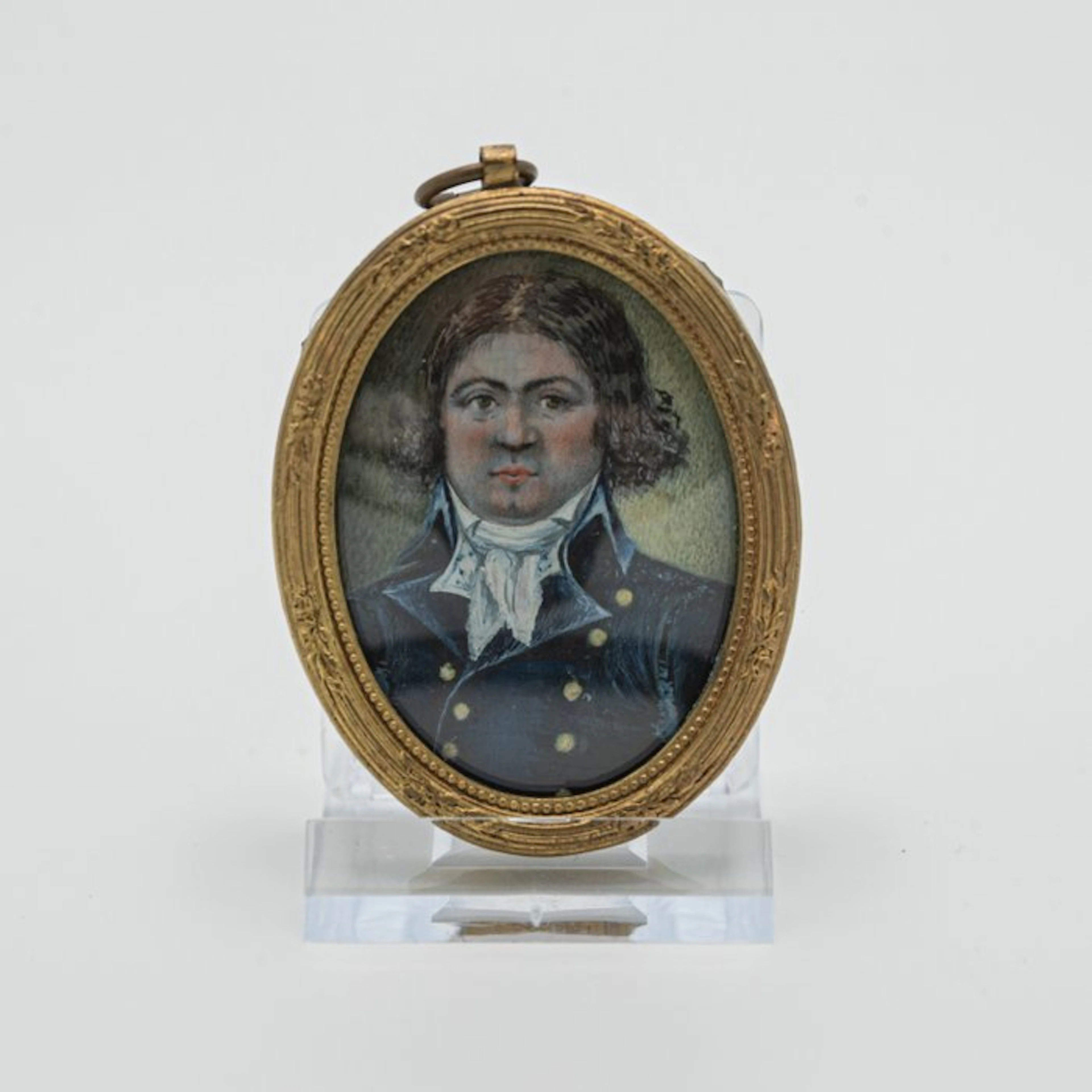 Unknown artist - Portretminiatuur circa 1800