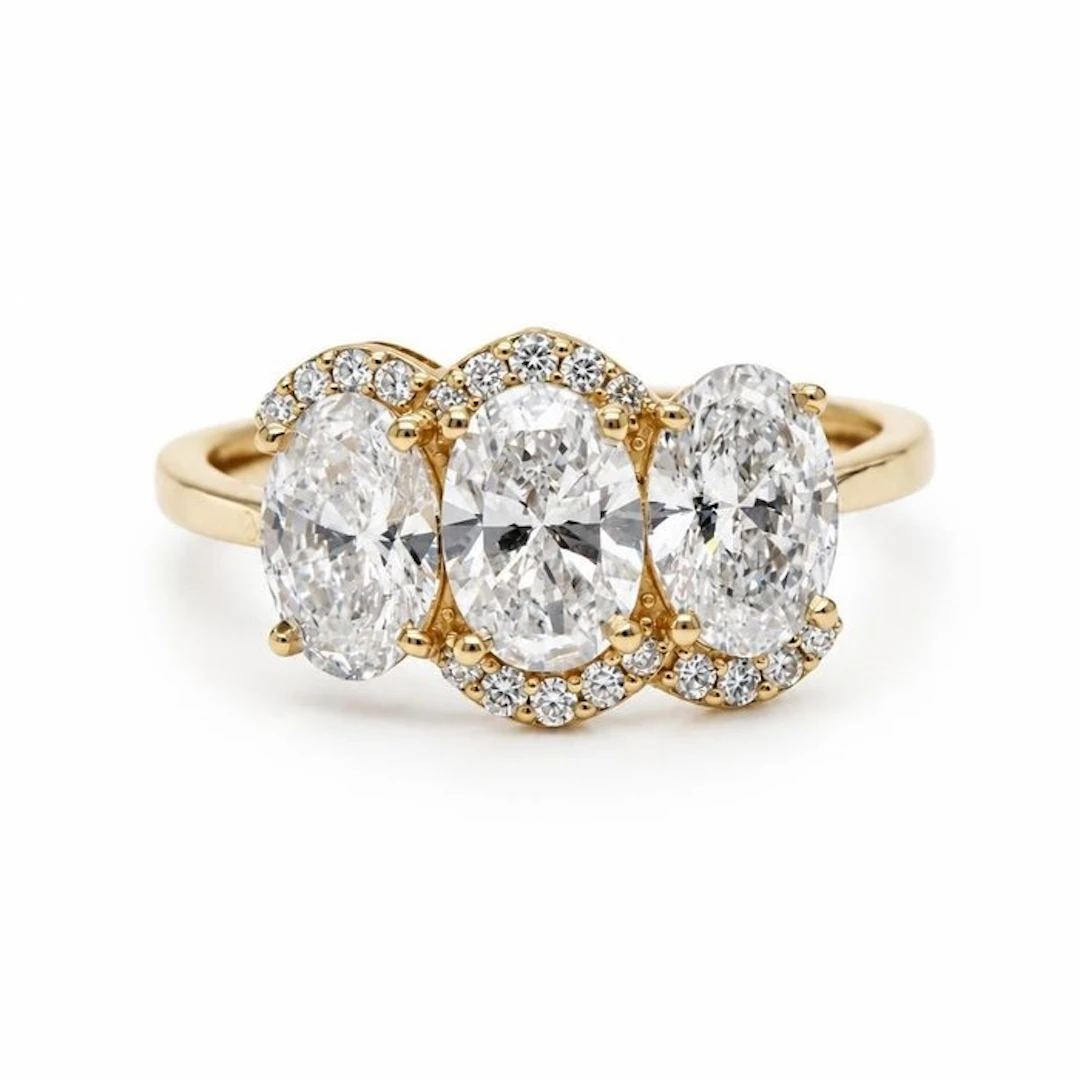 No reserve price - Ring - 14 kt