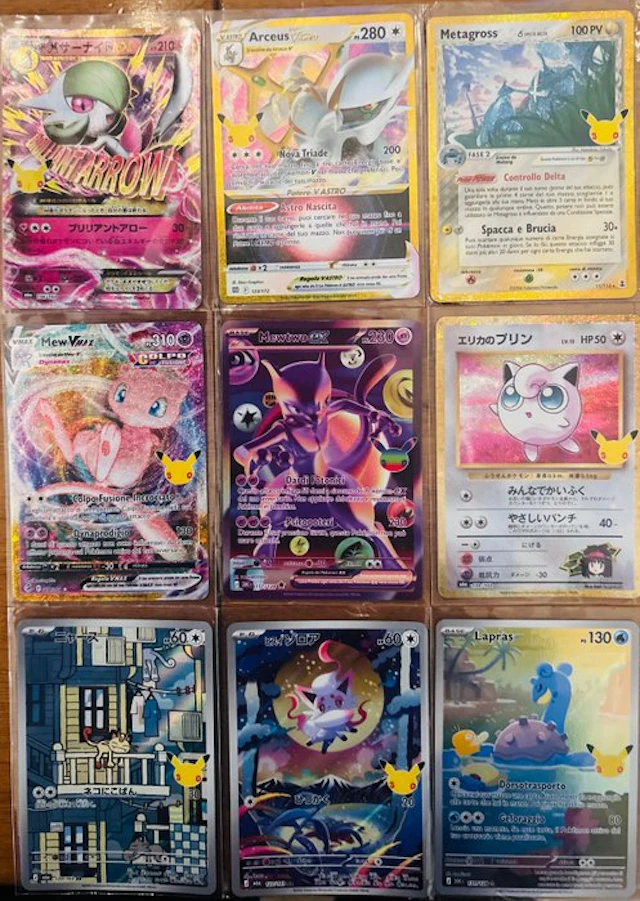 Pokémon - 9 Mixed collection - Various sets