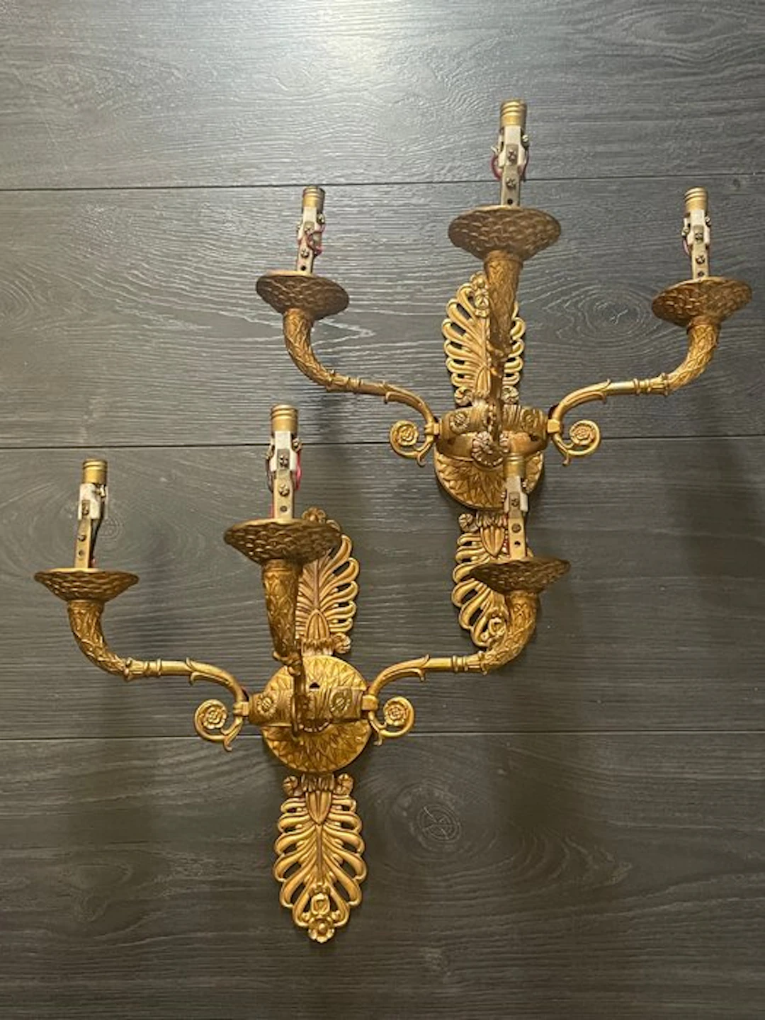 Wall sconce - Gilt bronze