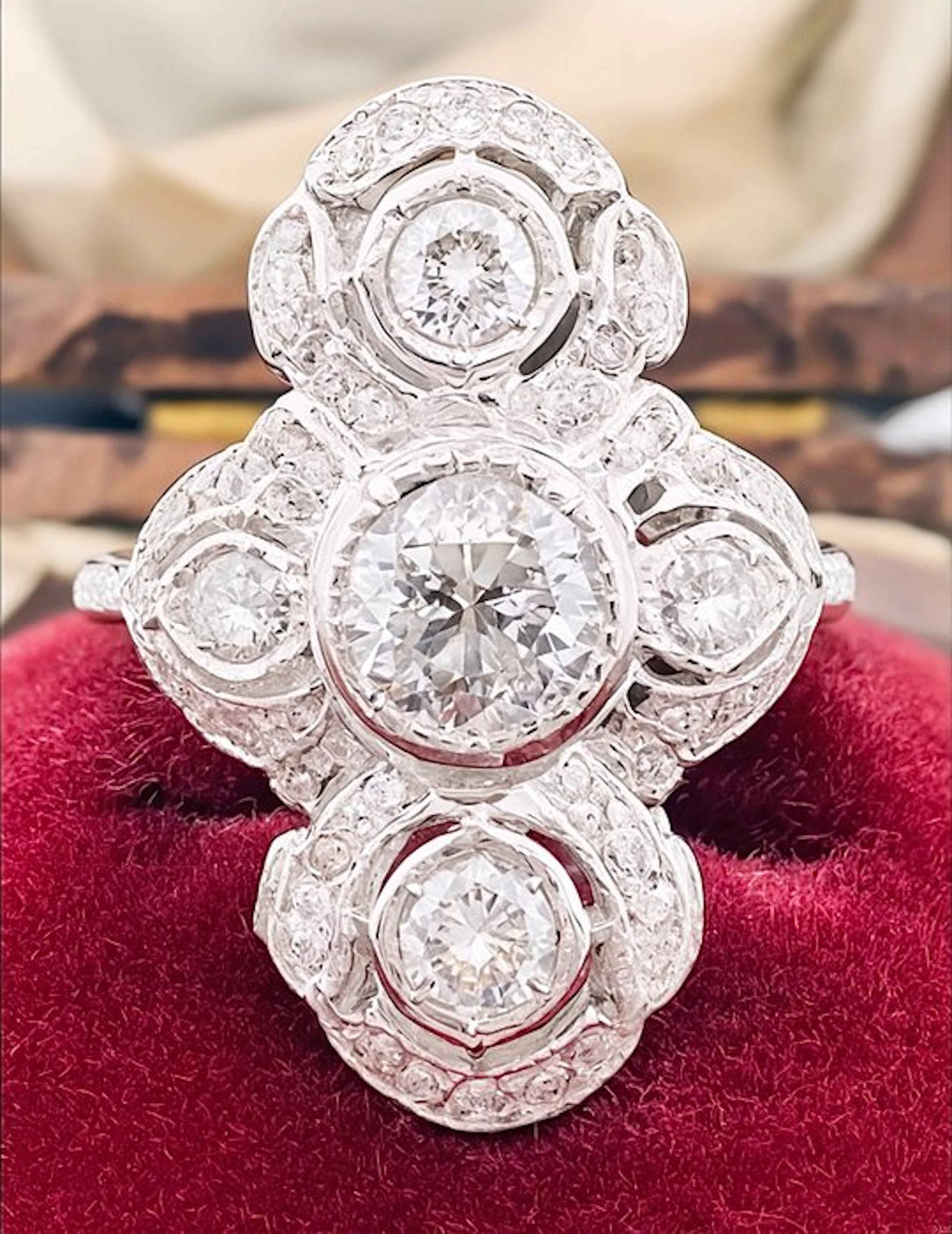 Ring Platinum Diamond (Natural) - Diamond