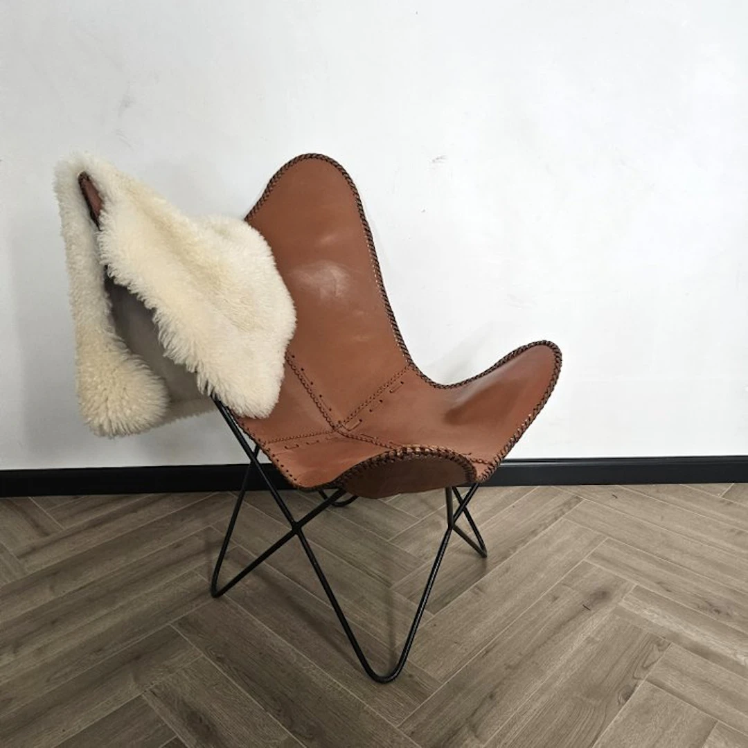 Chair - Butterfly chair (3107) - Leather, Iron