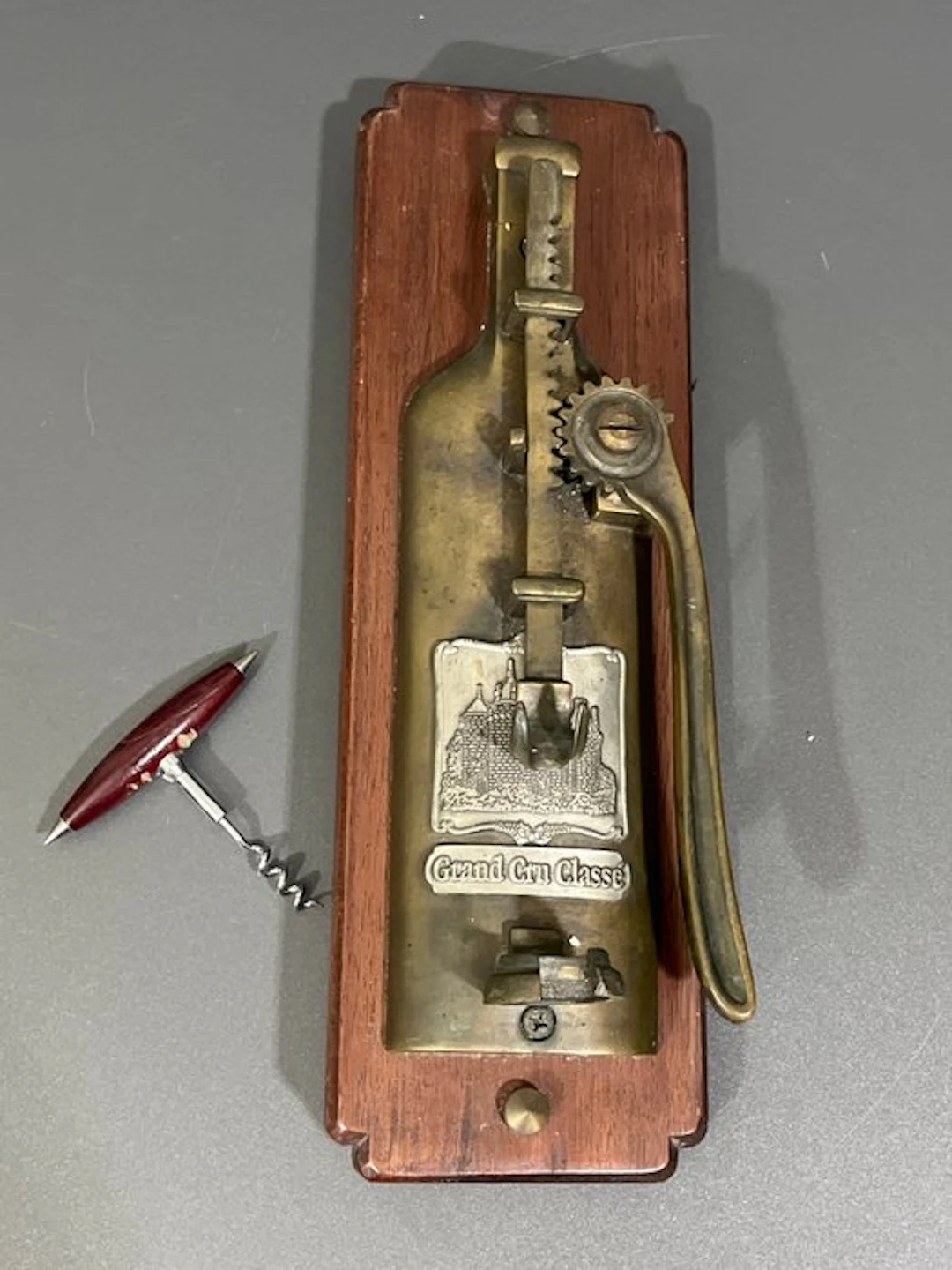 Corkscrew - Brass, Wood - Mural