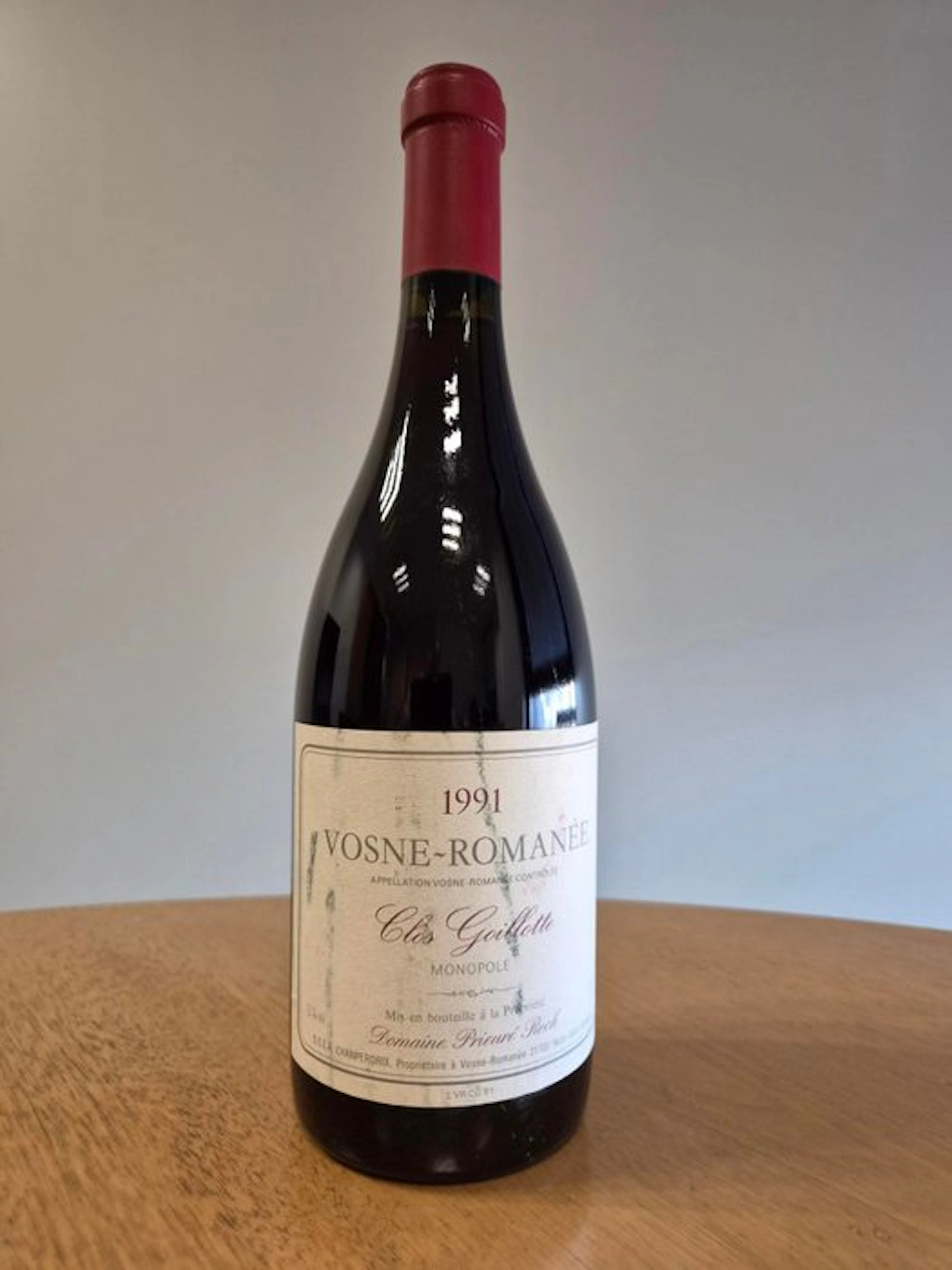 1991 Prieuré Roch, Clos Goillotte - Vosne-Romanée Grand Cru - 1 Bottle (0.75L)