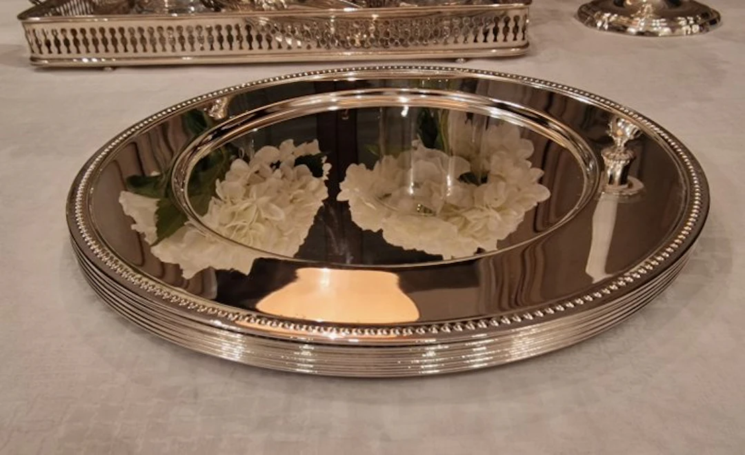 Charger plate (6) - Silverplated
